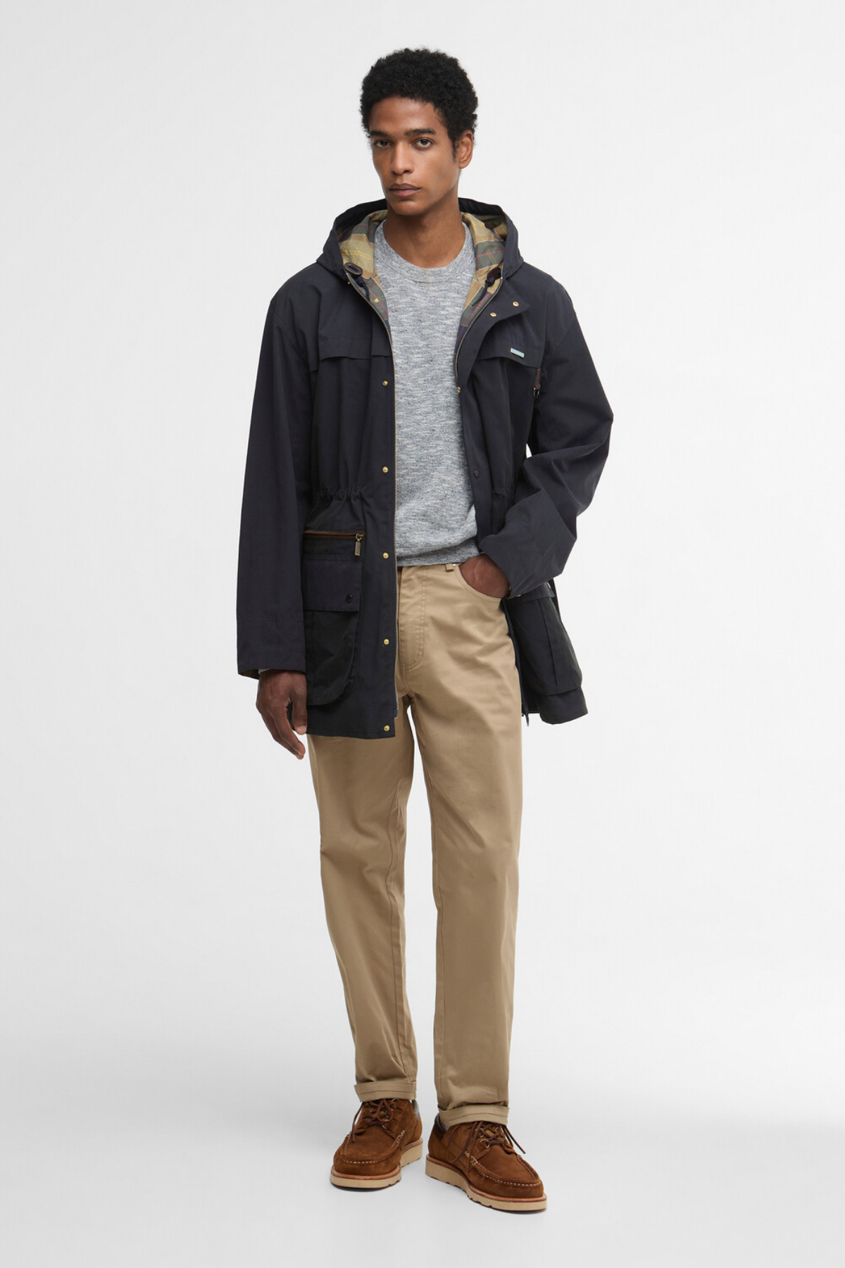 Barbour Icons Durham Casual Ceket NY72 Navy
