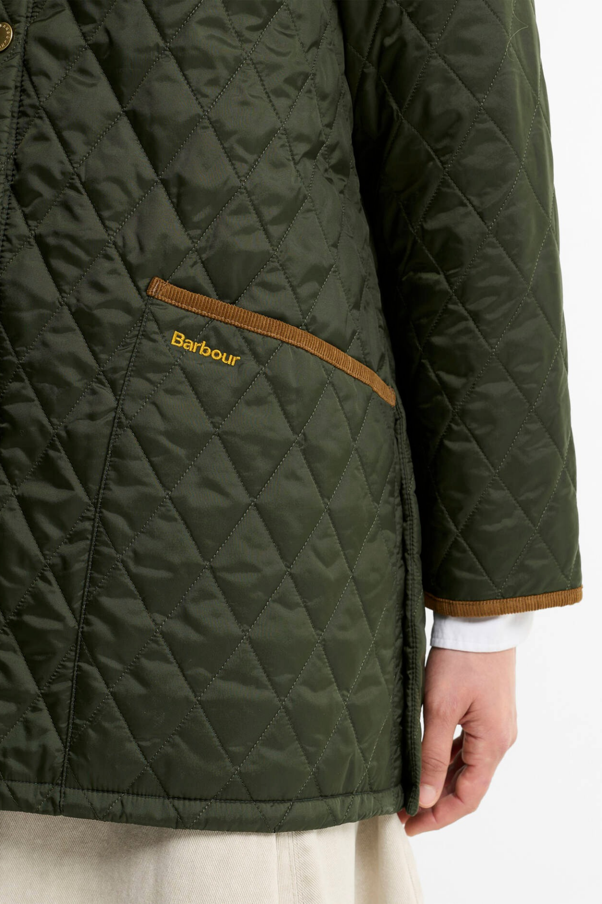 Barbour Icons Modern Liddesdale Kapitone Ceket OL74 Olive Classic