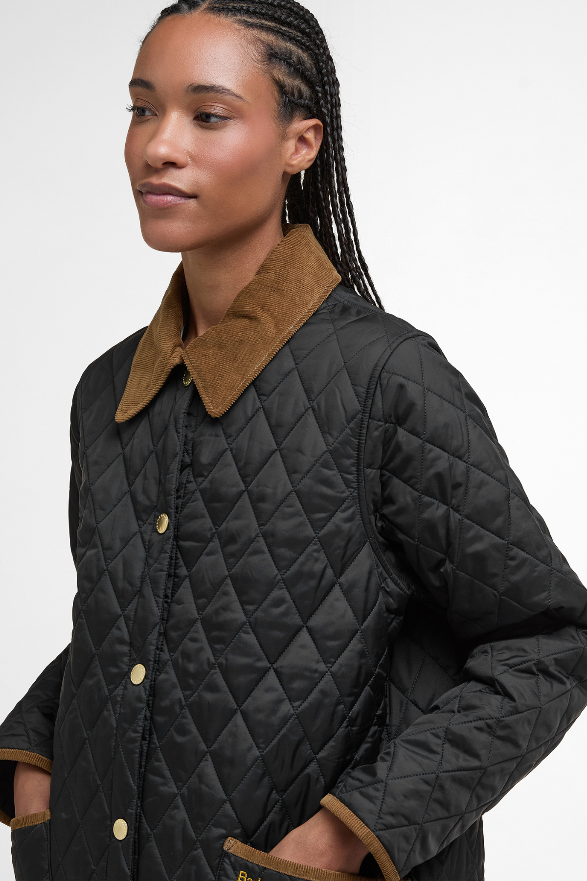 Barbour Icons Modern Liddesdale Kapitone Ceket BK91 Black/Classic