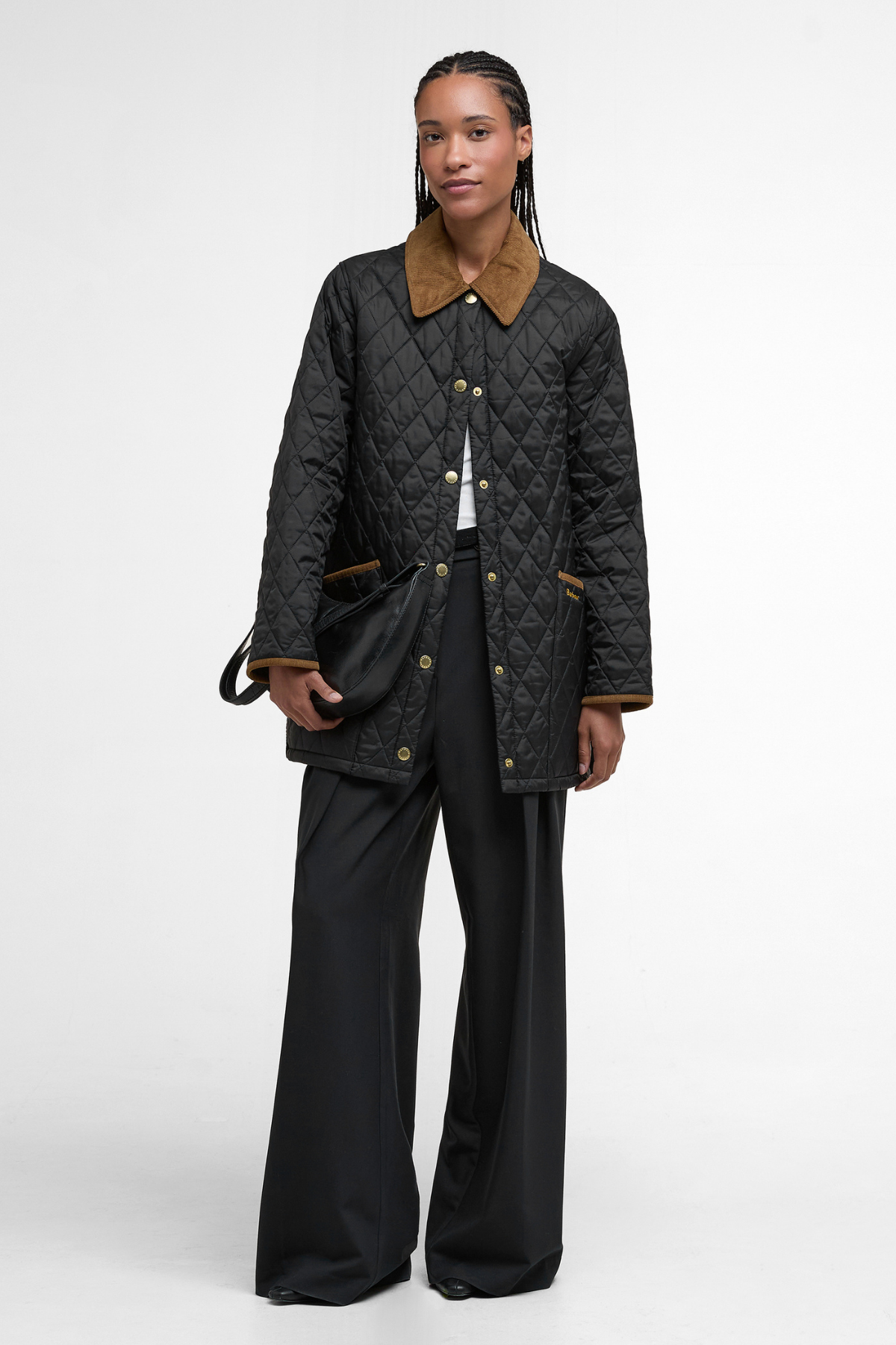 Barbour Icons Modern Liddesdale Kapitone Ceket BK91 Black/Classic