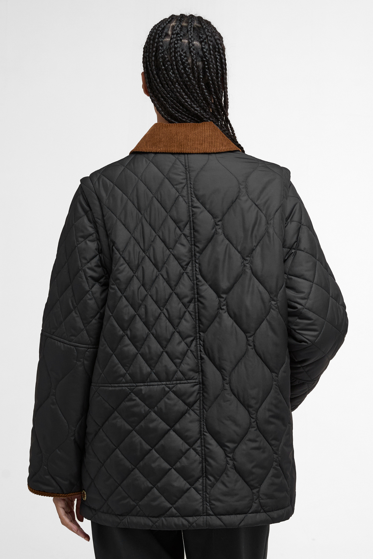 Barbour Icons Modern Liddesdale Kapitone Ceket BK91 Black/Classic