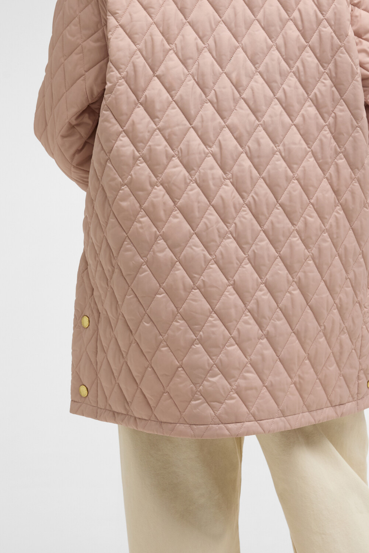 Barbour Icons Modern Liddesdale Kapitone Ceket PI53 Gardenia/Dress/Beige