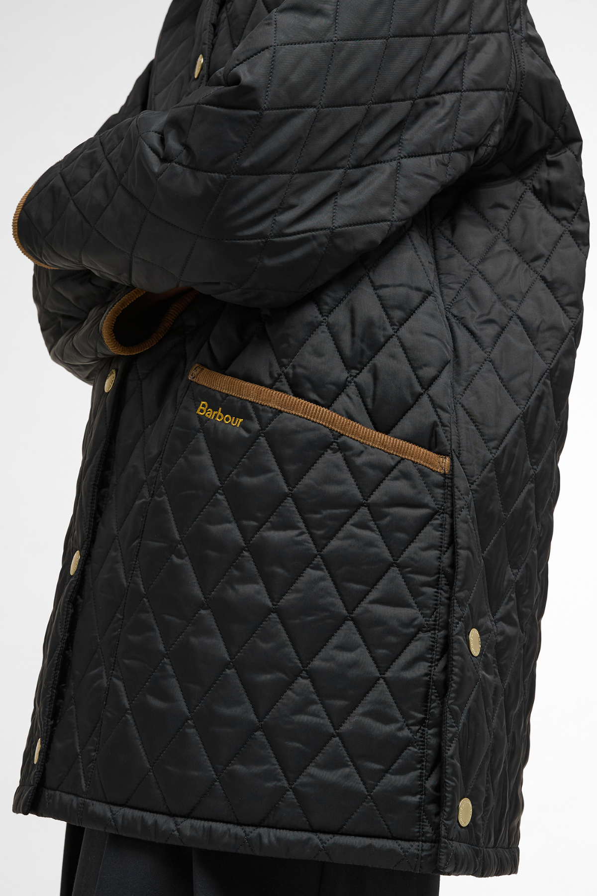 Barbour Icons Modern Liddesdale Kapitone Ceket BK91 Black/Classic