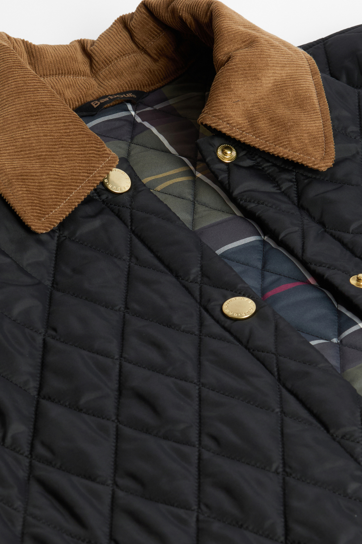 Barbour Icons Modern Liddesdale Kapitone Ceket BK91 Black/Classic