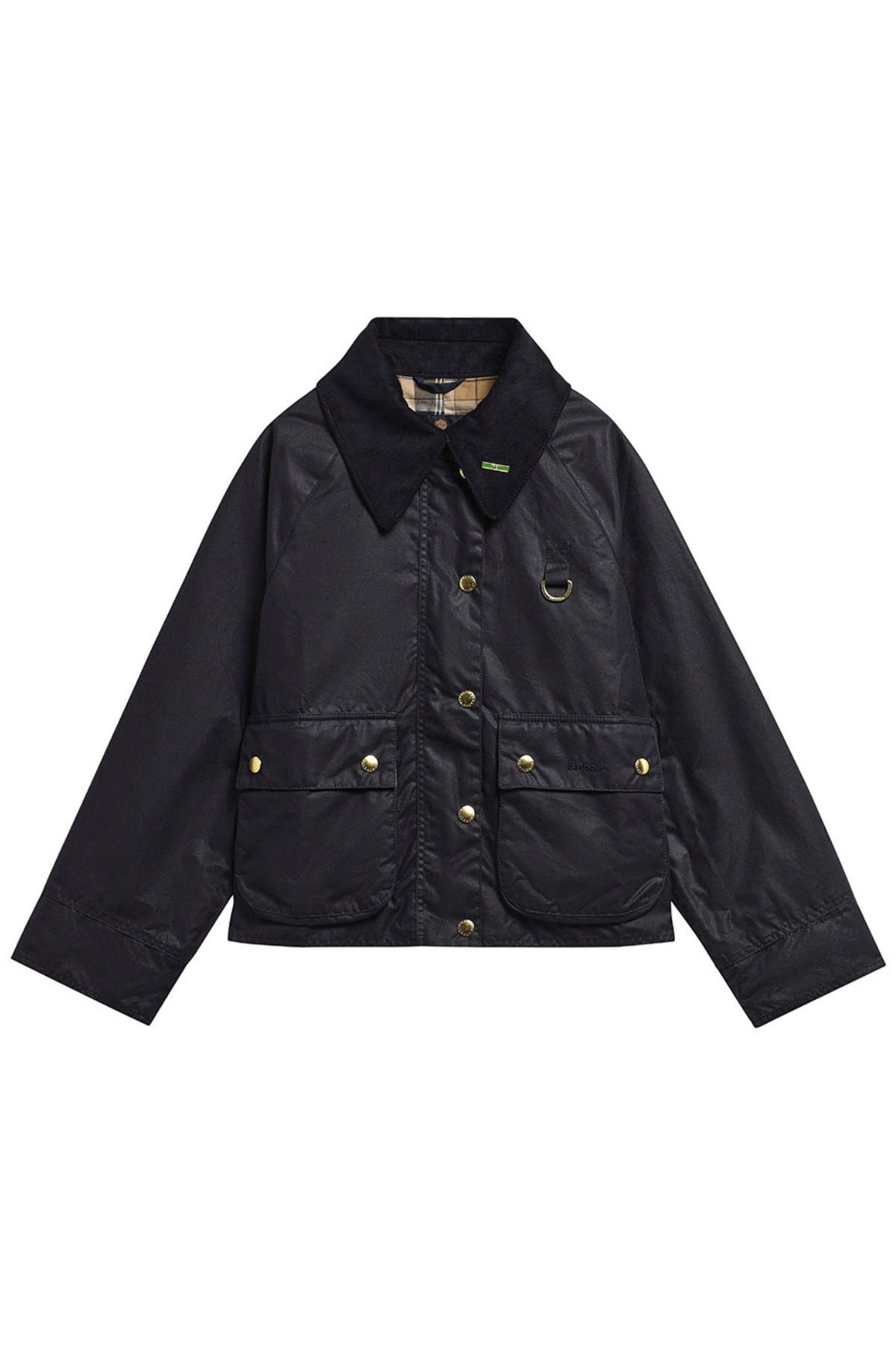 Barbour Icons Modern Spey Yağlı Ceket NY92 Navy Birchwood