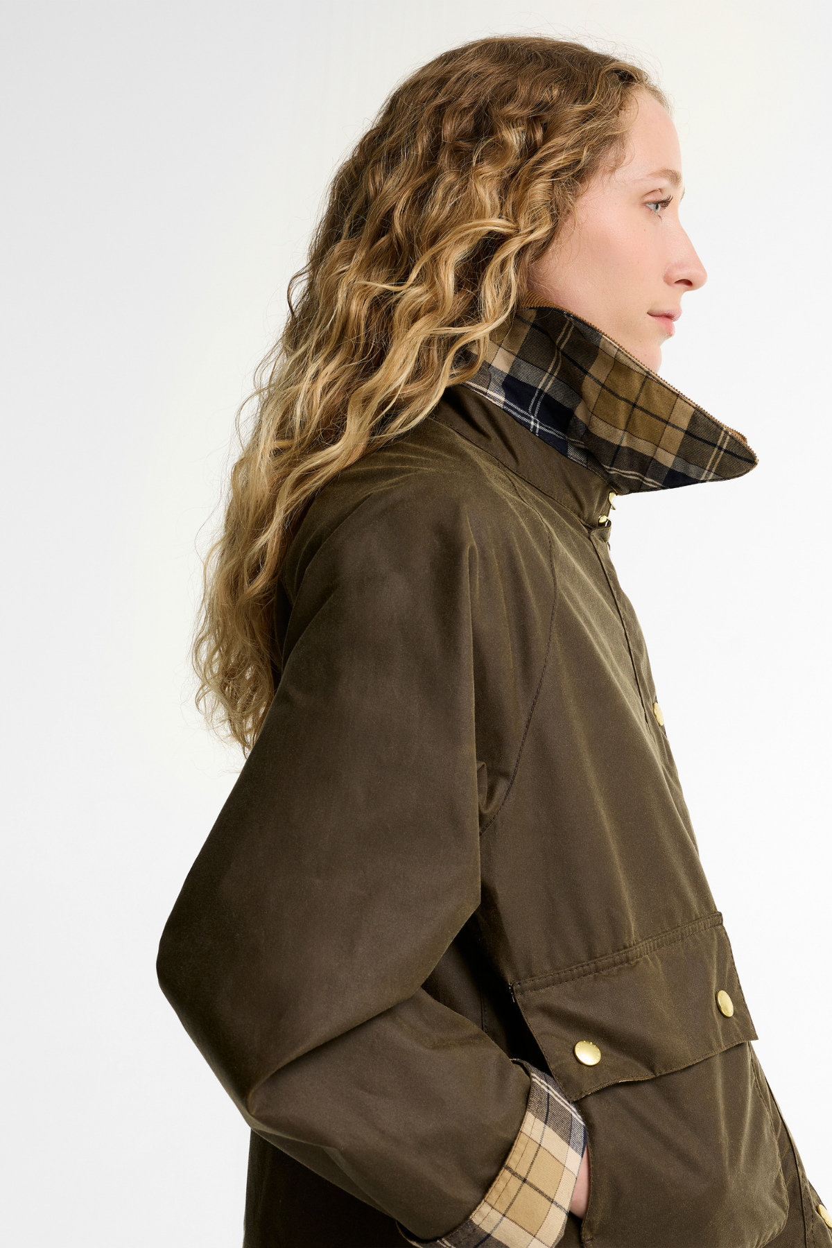 Barbour Icons Modern Spey Yağlı Ceket SN91 Beech Birchwood