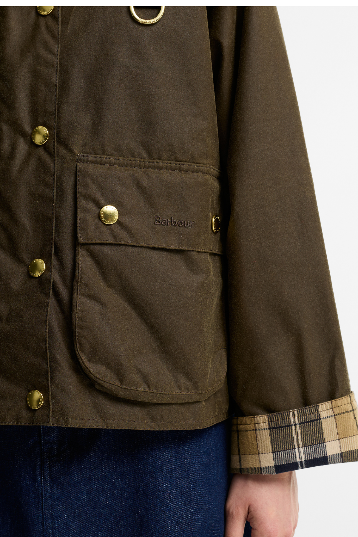 Barbour Icons Modern Spey Yağlı Ceket SN91 Beech Birchwood