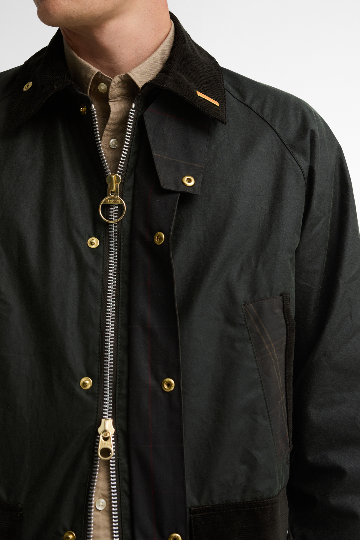 Barbour Icons Patch Bedale Yağlı Ceket SG51 Sage
