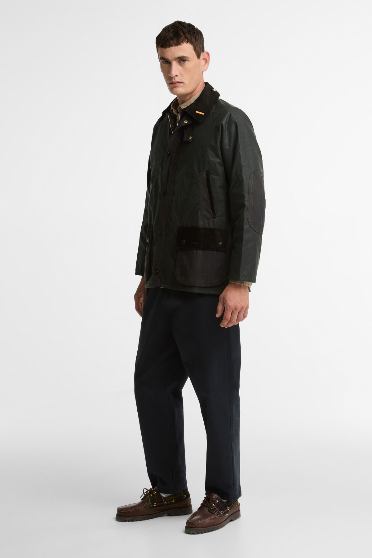 Barbour Icons Patch Bedale Yağlı Ceket SG51 Sage