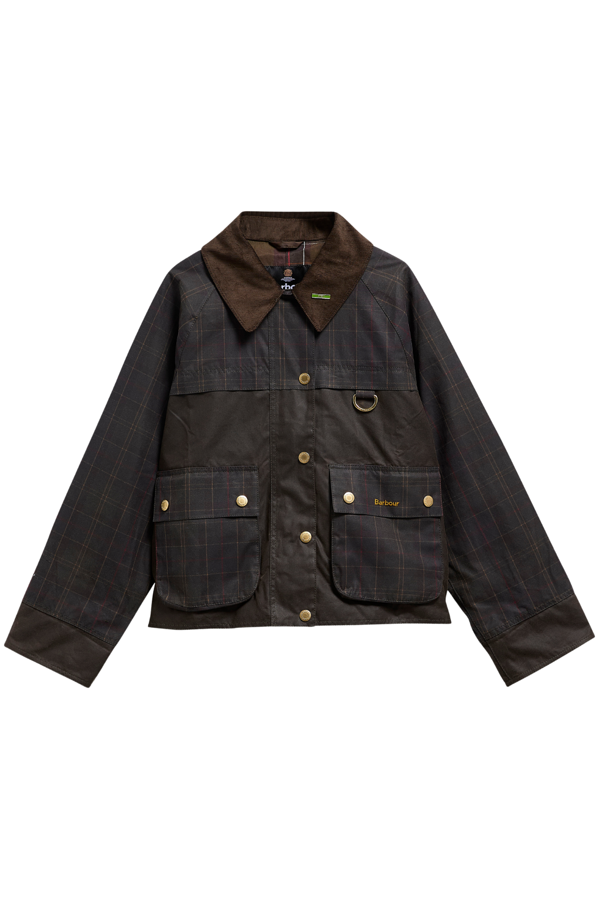 Barbour Icons Reimagined Tartan Spey Yağlı Ceket OL71 Classic Tartan Olive