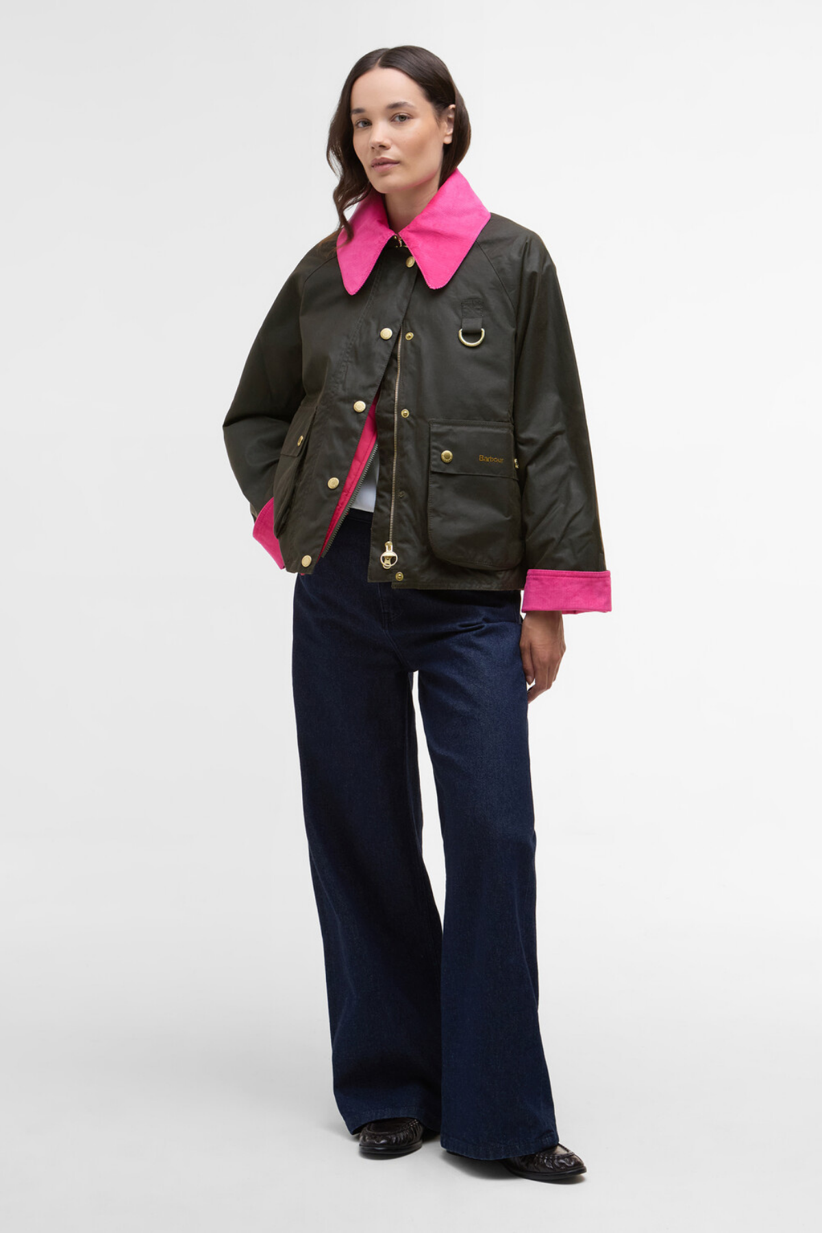 Barbour Icons Spey Yağlı Ceket OL71 Olive-Classic