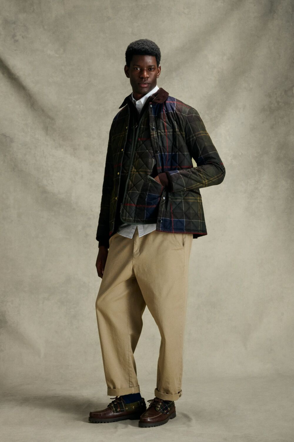 Barbour Icons Tartan Heritage Liddesdale Kapitone Ceket TN14 Classic Tartan