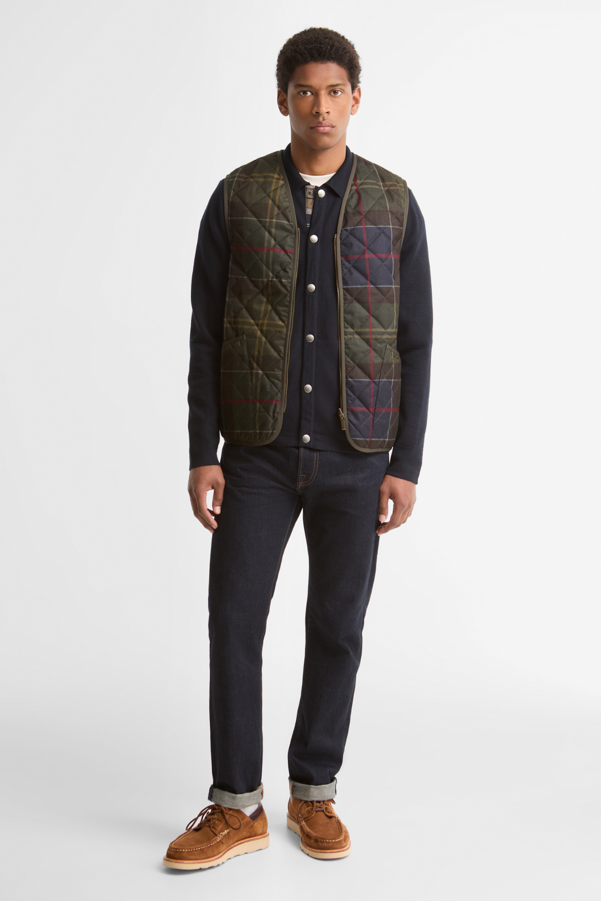 Barbour Icons Tartan Kapitone İç Yelek TN14 Classic Tartan