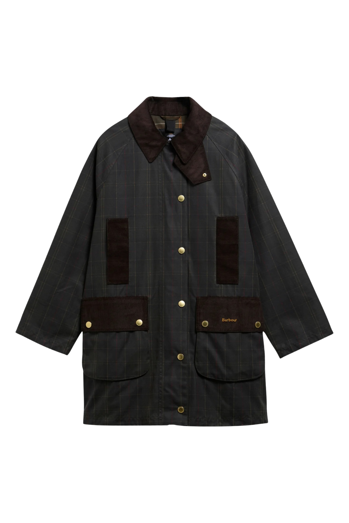 Barbour Icons Tartan Modern Beaufort Yağlı Ceket OL71 Classic Tartan Olive