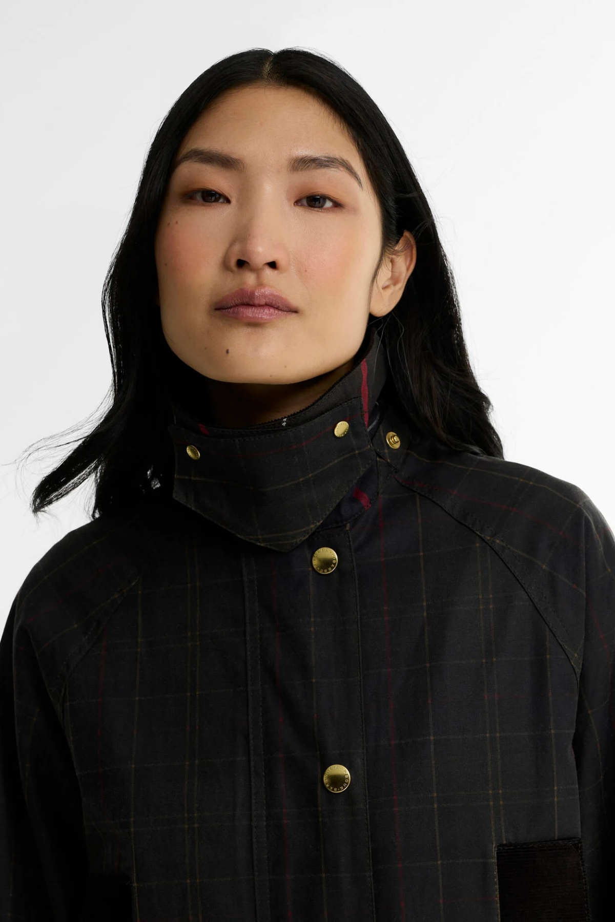 Barbour Icons Tartan Modern Beaufort Yağlı Ceket OL71 Classic Tartan Olive