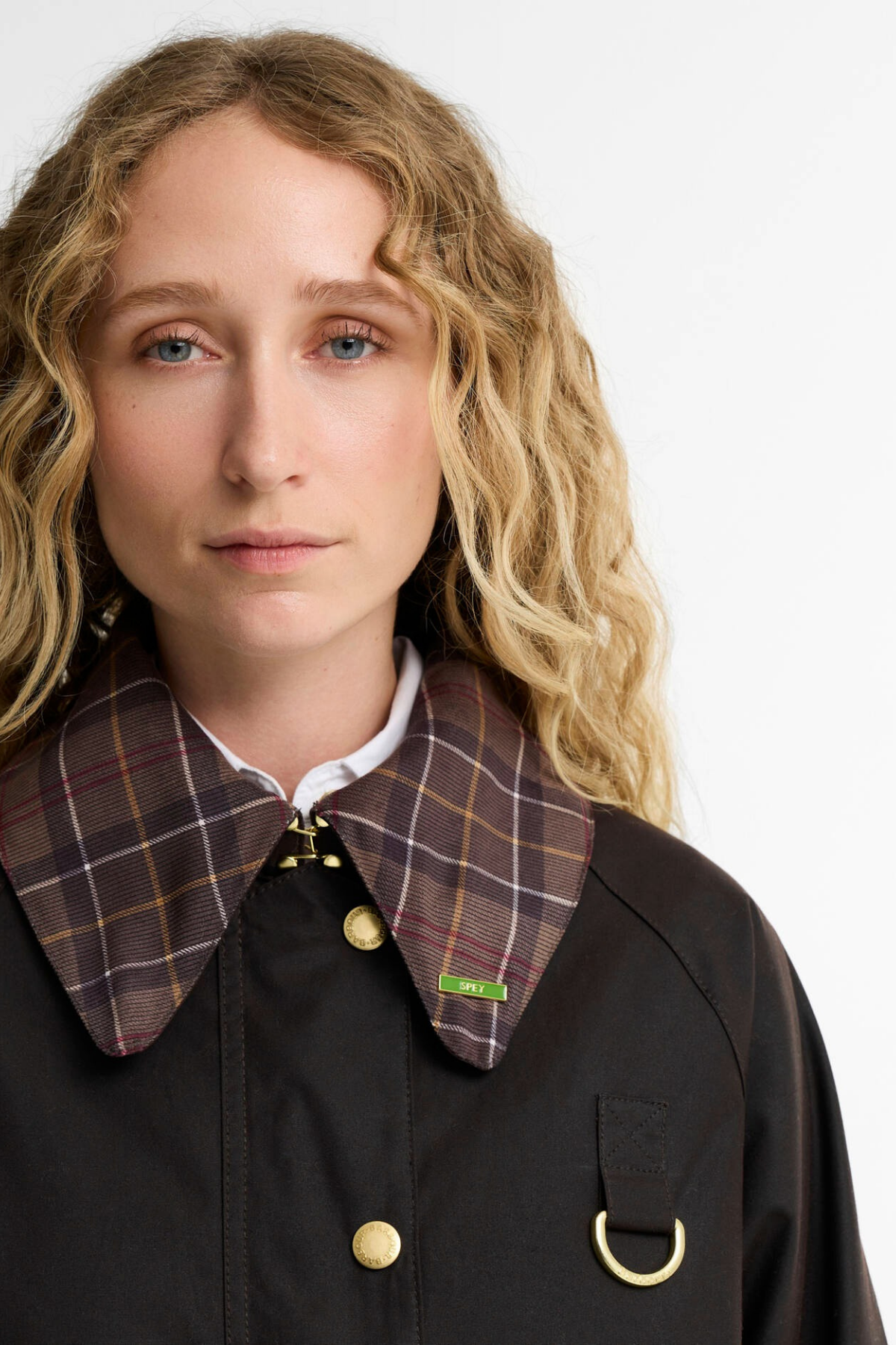 Barbour Icons Tartan Spey Yağlı Ceket RU91 Rustic Muted