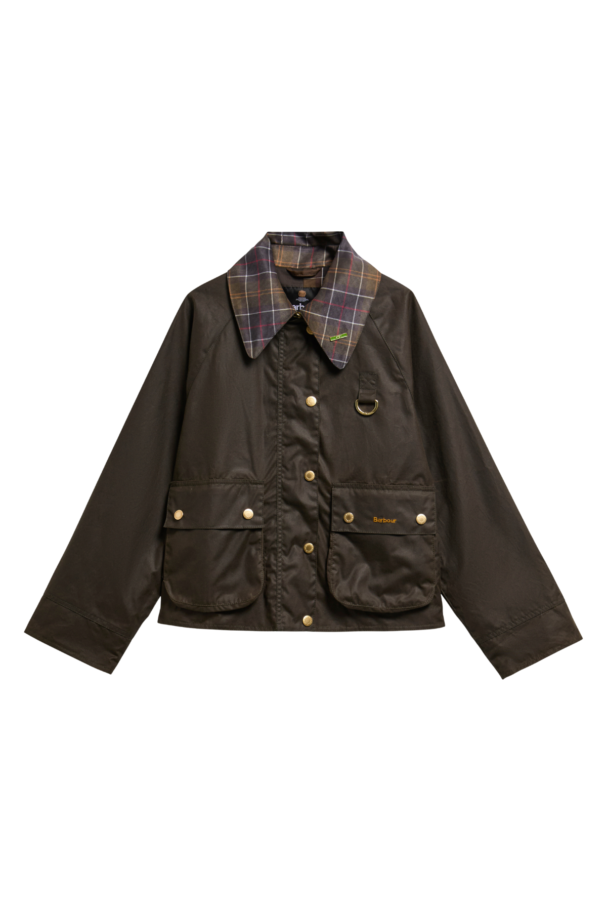 Barbour Icons Tartan Spey Yağlı Ceket OL71 Olive-Classic