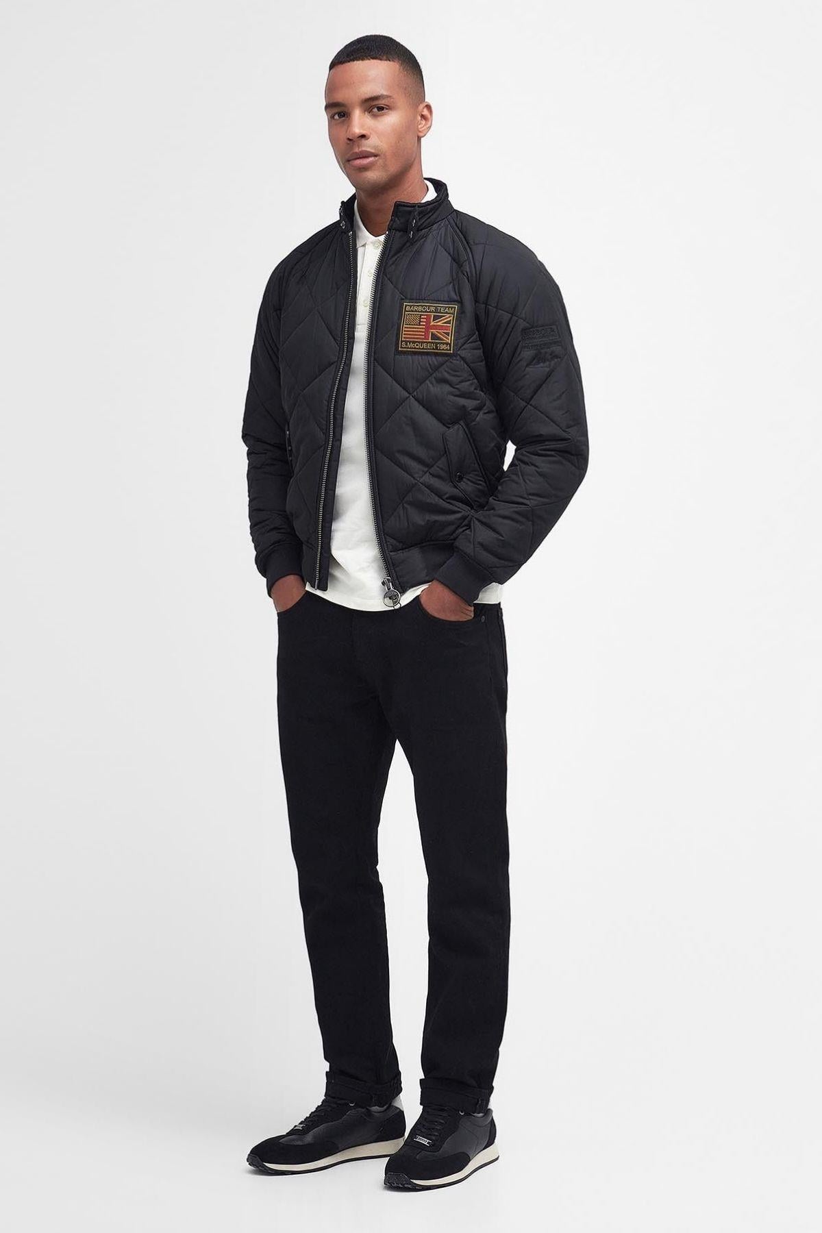 Barbour Int. Steve Mcqueen Kapitone Ceket BK11 Black