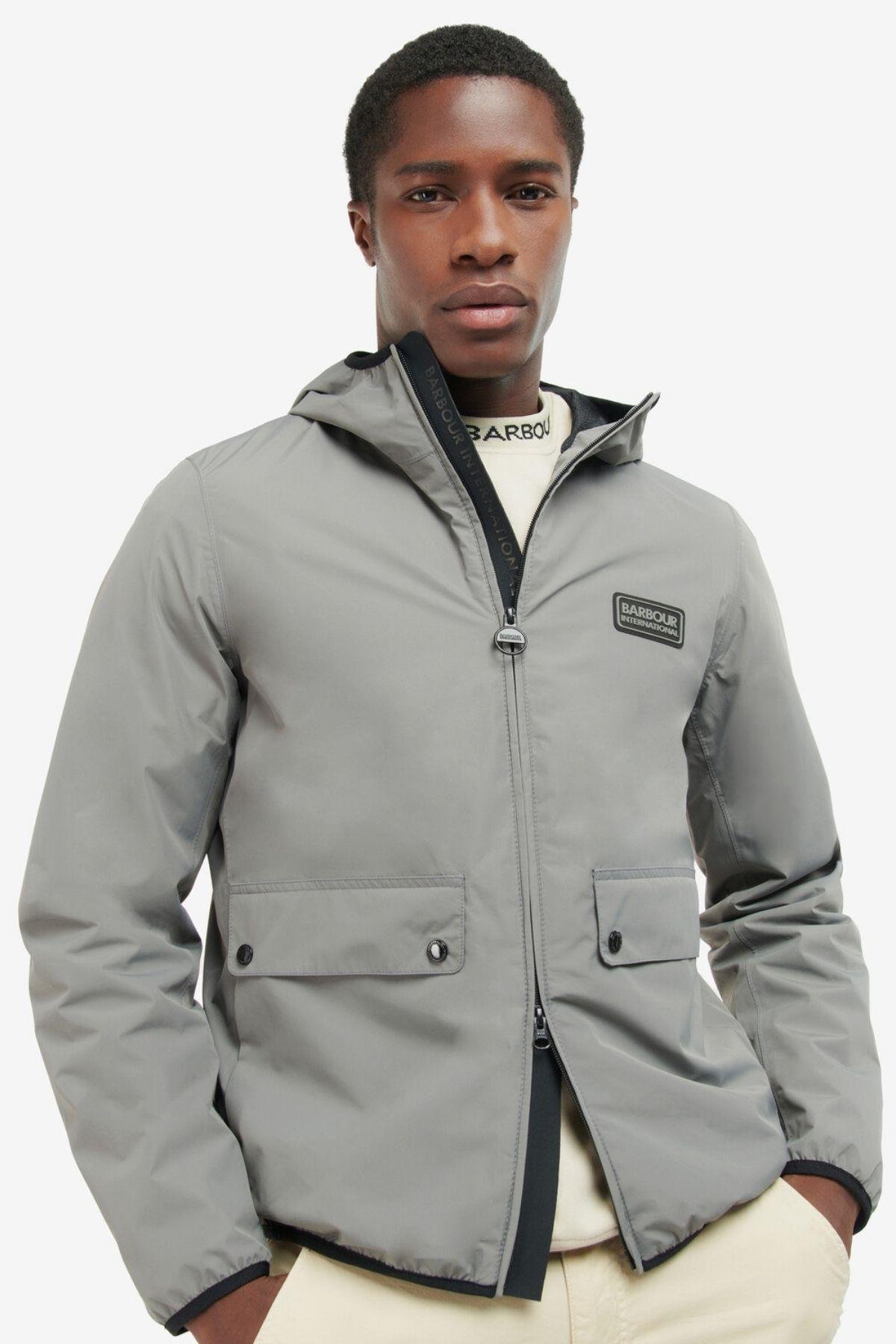 Barbour International Kenetic Muzzo Su Geçirmez Ceket GY72 Gargoyle