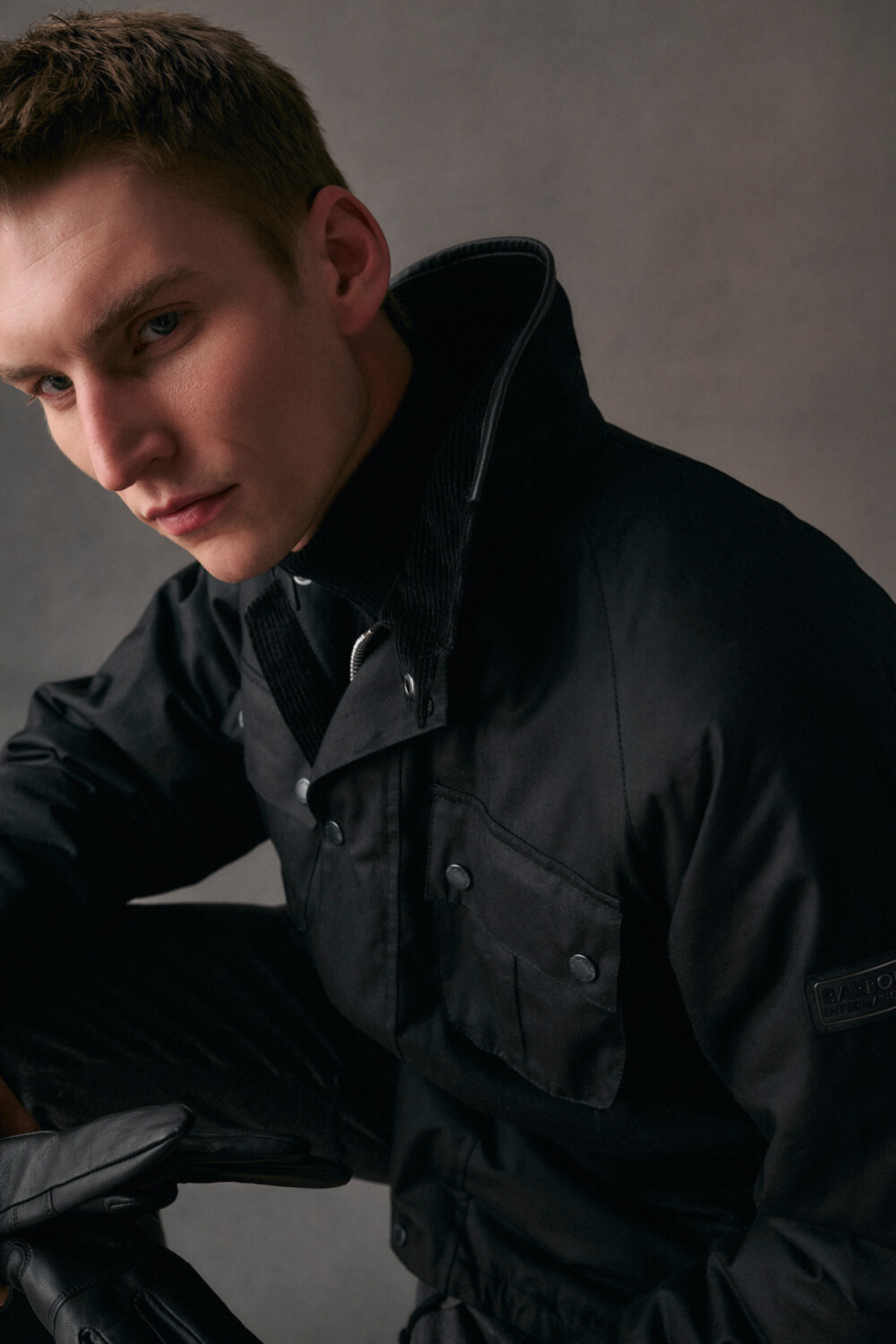 Barbour Intl. Oving Yağlı Ceket BK71 Black