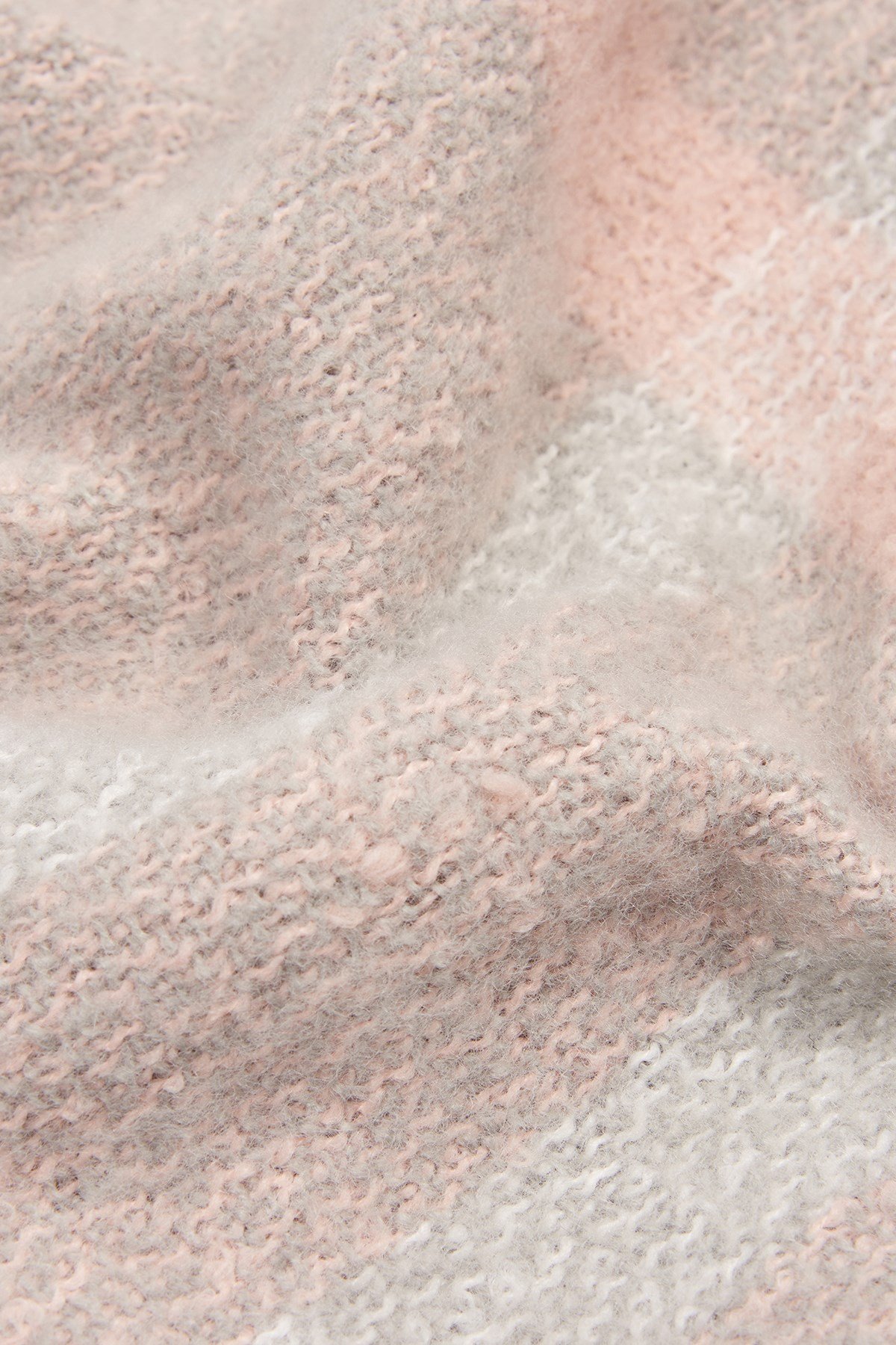 Barbour Isla Boucle Şal Hırka PI11 Pink/Grey