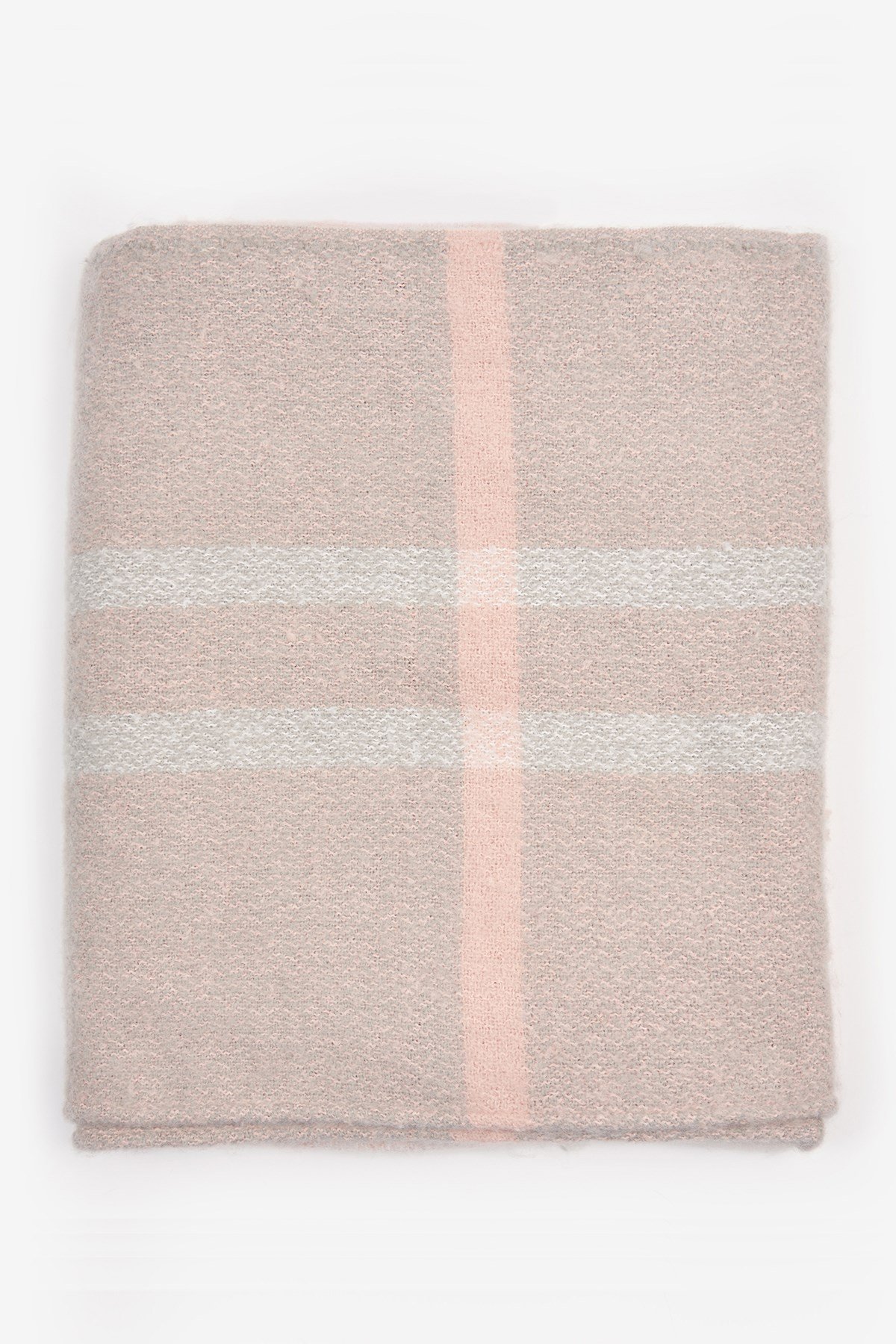 Barbour Isla Boucle Şal Hırka PI11 Pink/Grey