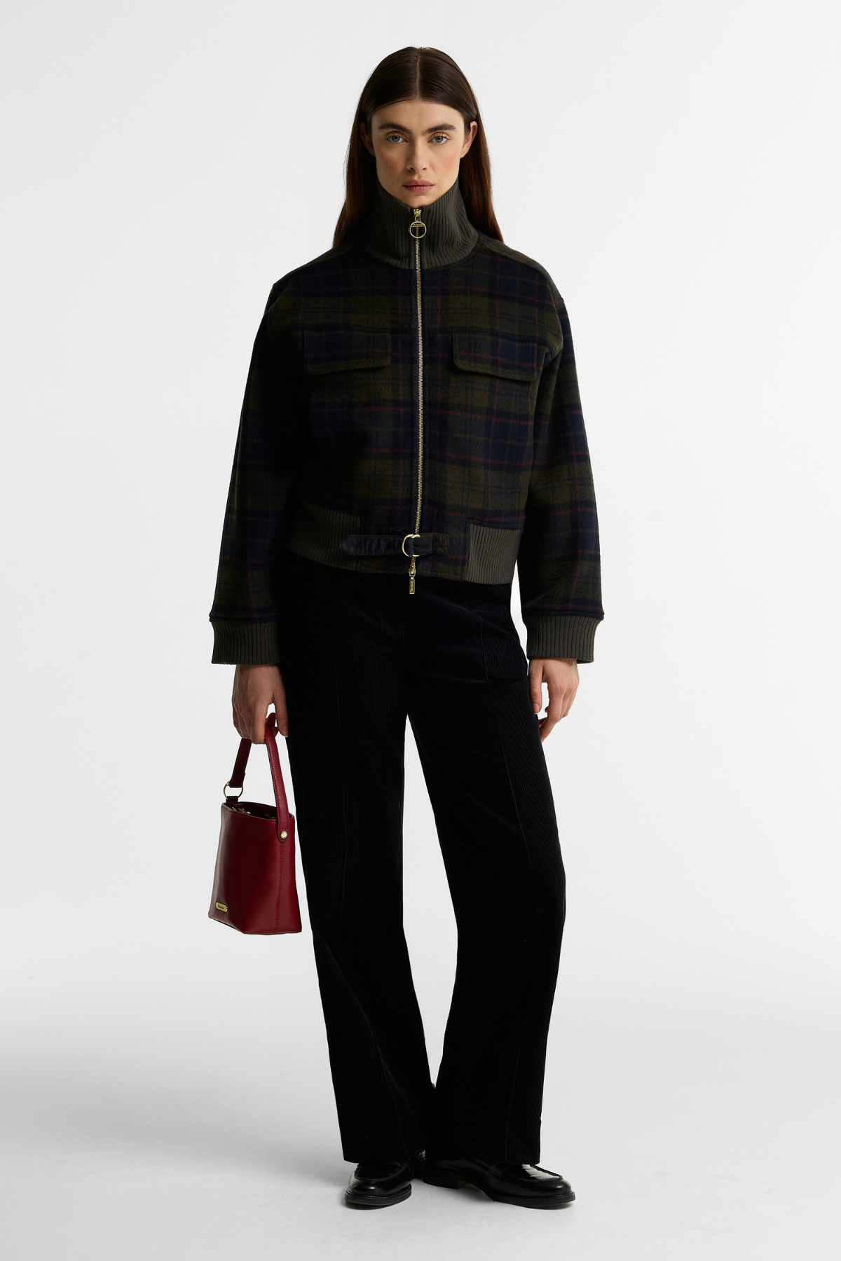 Barbour Ivybridge Dış Gömlek TN43 Shadow Classic Tartan