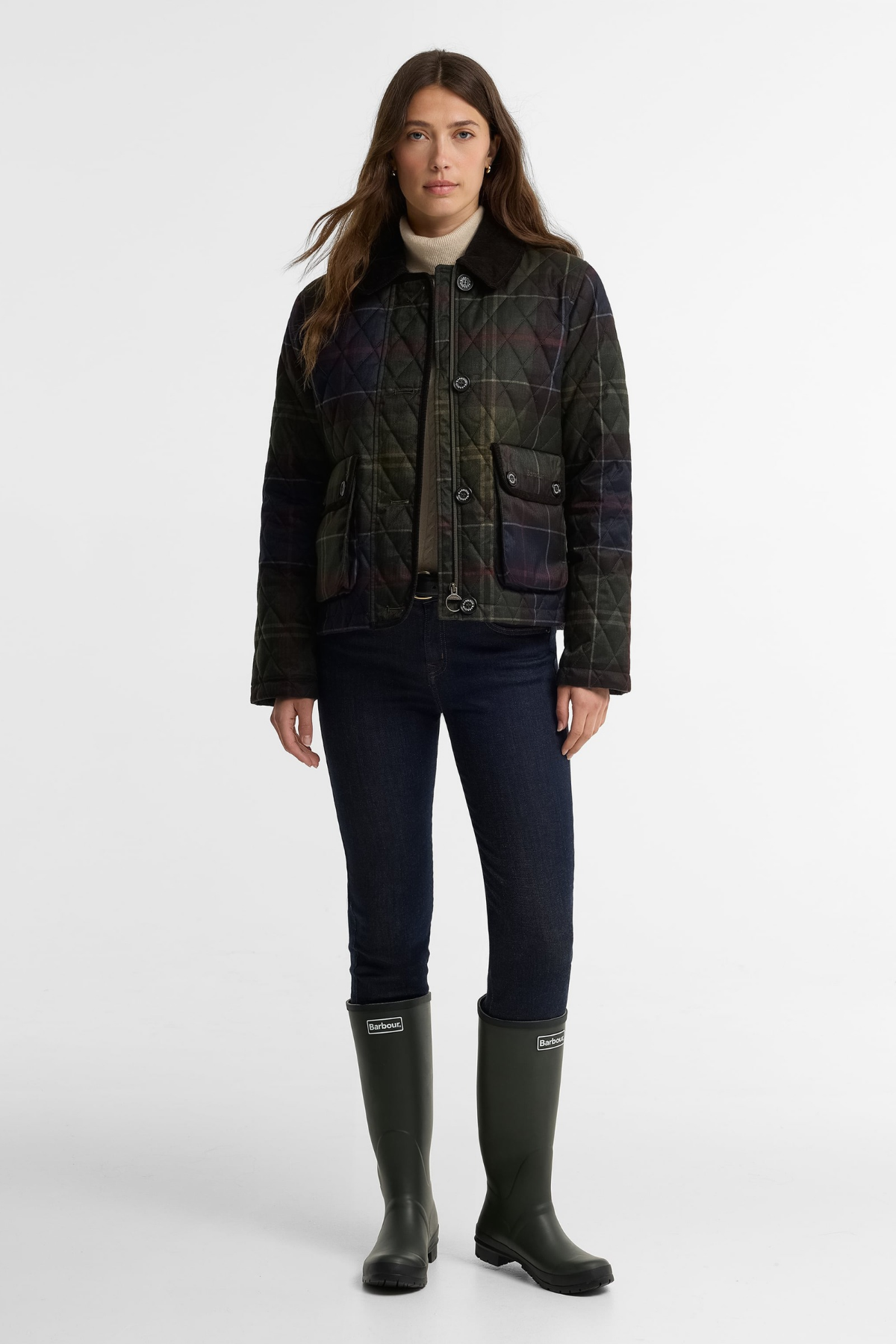 Barbour Kadın Abbey Çizme OL11 Olive