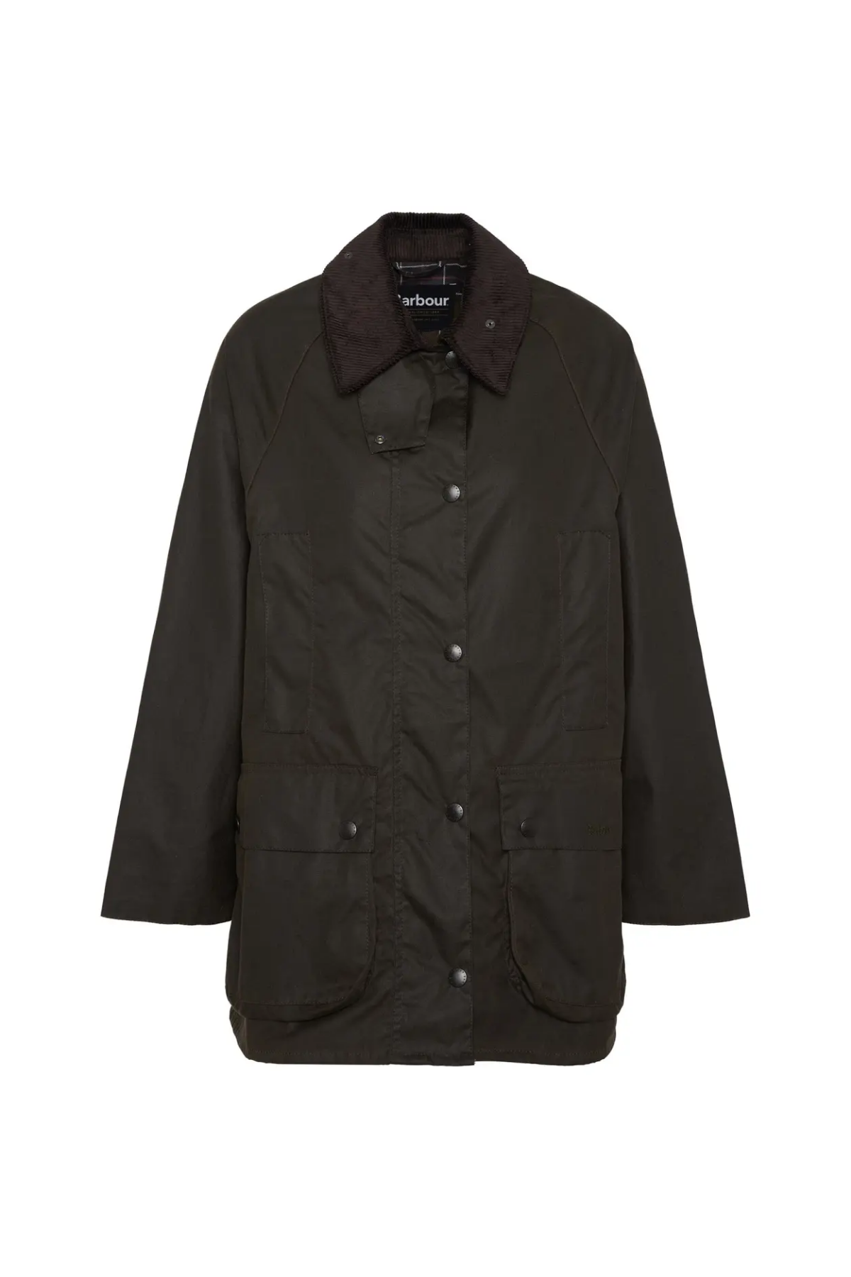 Barbour Kadın Beaufort Yağlı Ceket OL71 Olive-Classic