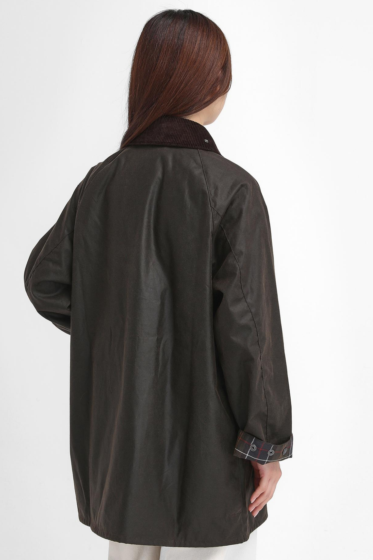 Barbour Kadın Beaufort Yağlı Ceket OL71 Olive-Classic