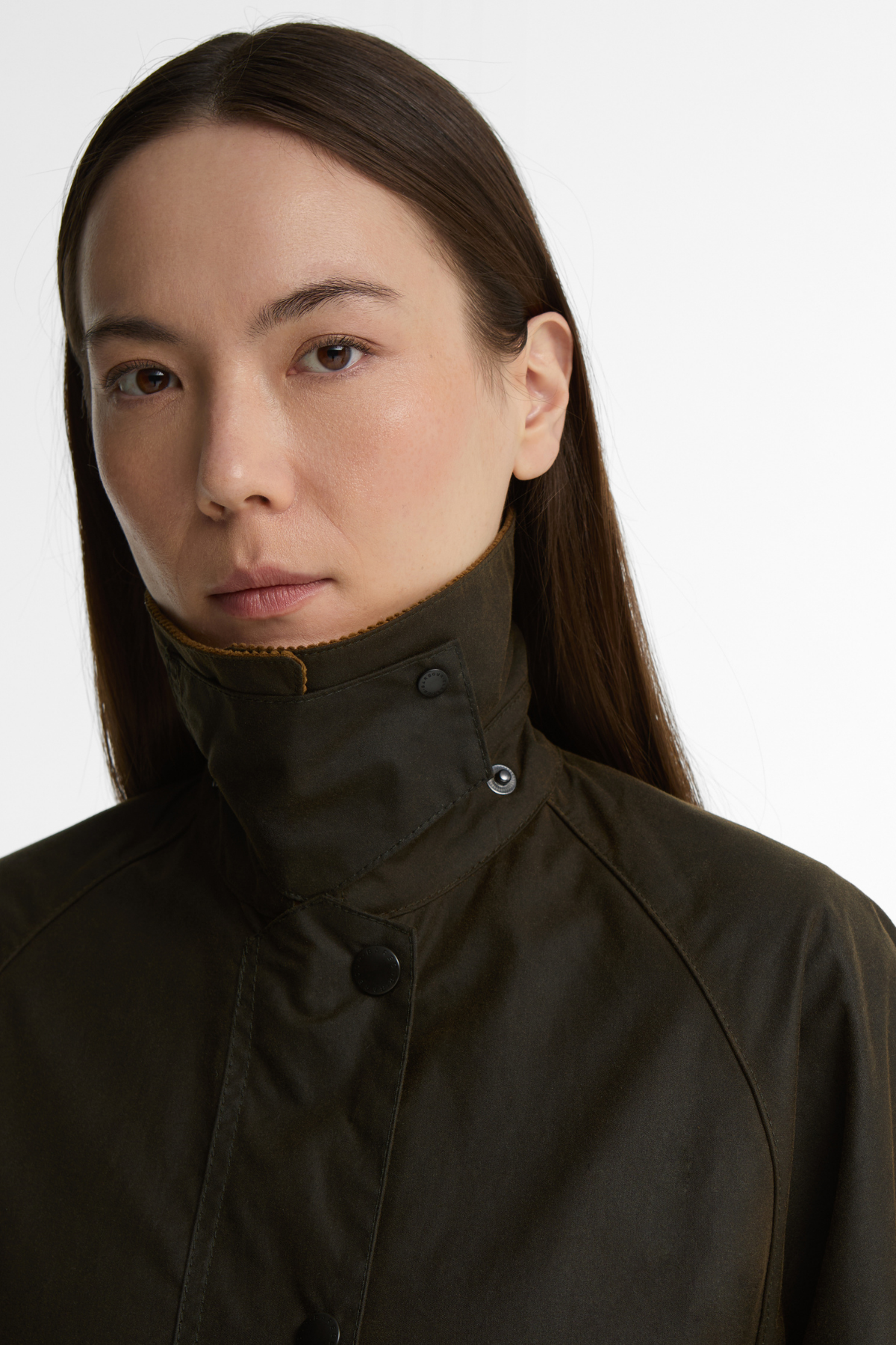 Barbour Kadın Bedale Yağlı Ceket OL91 Olive Beige Classic