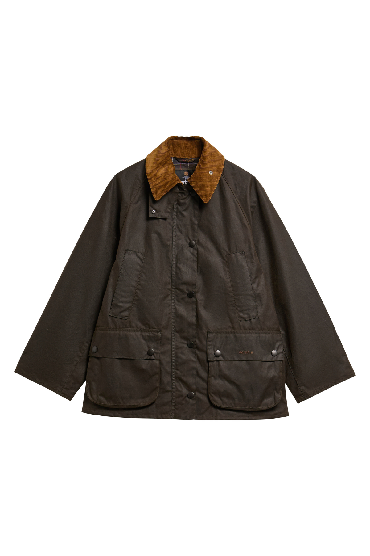 Barbour Kadın Bedale Yağlı Ceket OL91 Olive Beige Classic