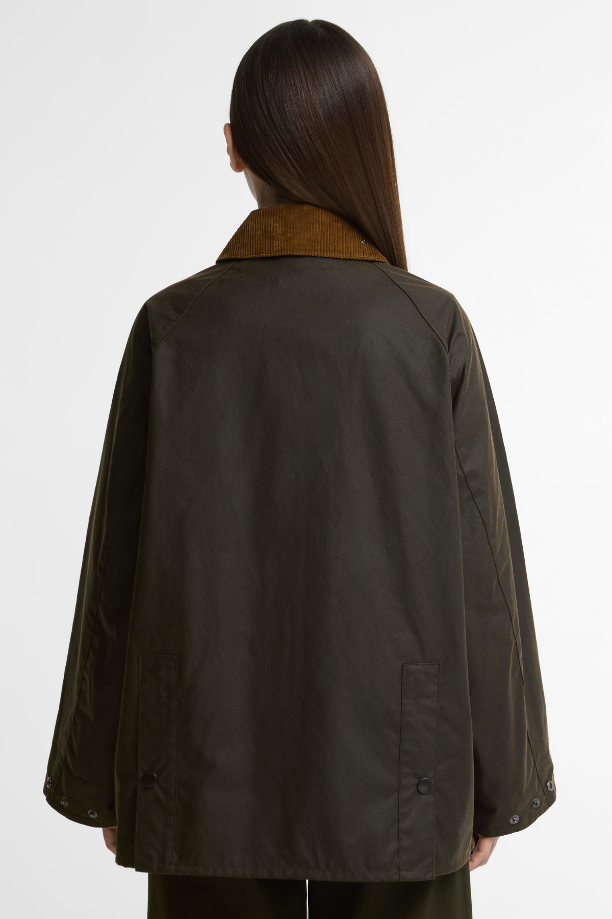 Barbour Kadın Bedale Yağlı Ceket OL91 Olive Beige Classic