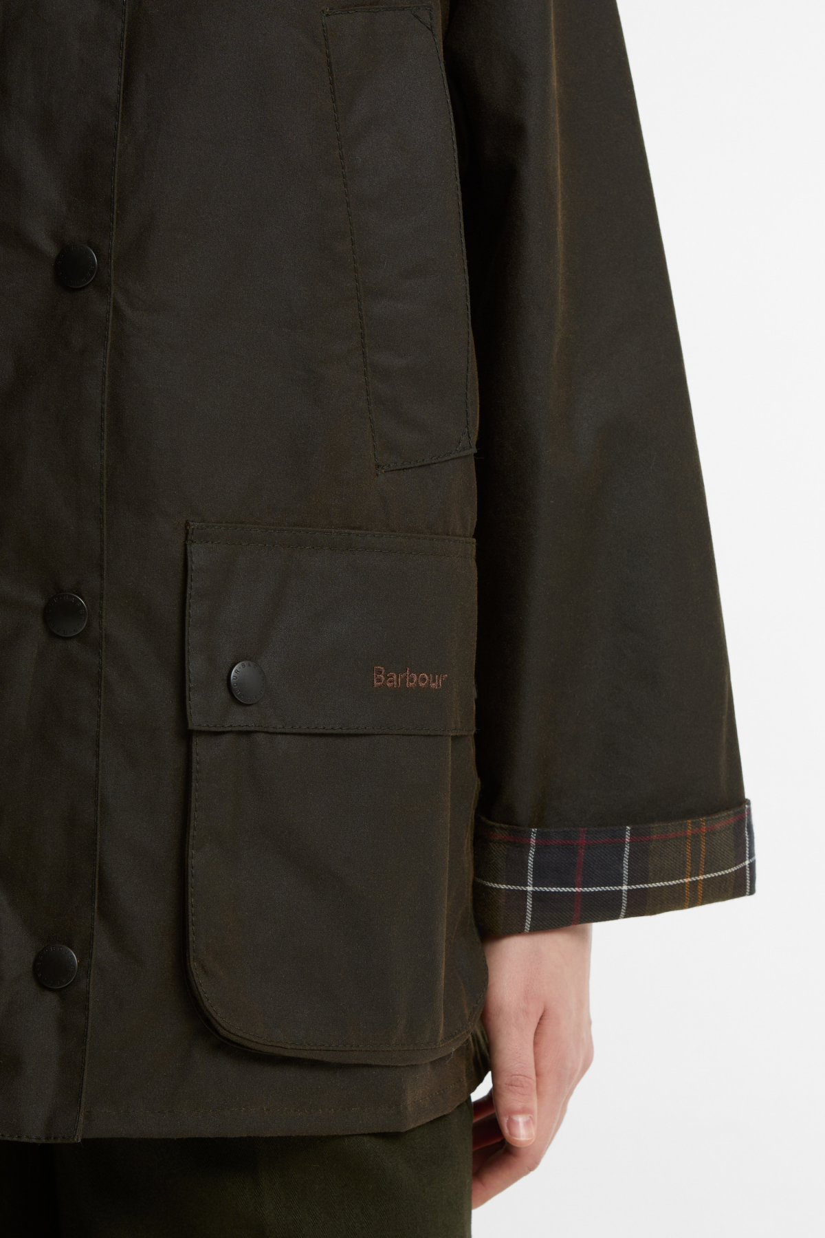 Barbour Kadın Bedale Yağlı Ceket OL91 Olive Beige Classic