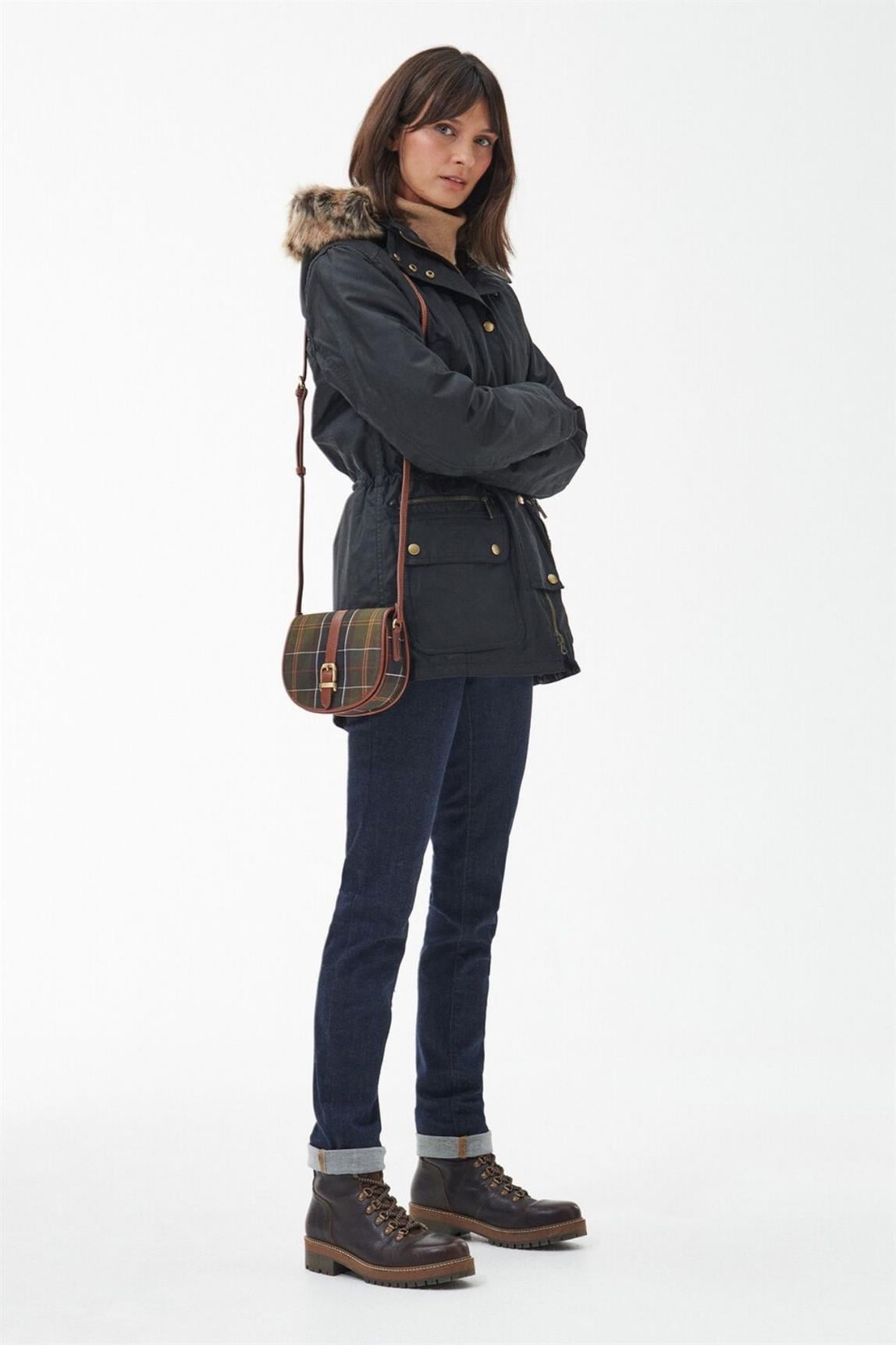 Barbour Katrine Tartan Çapraz Çanta TN11 Classic Tartan