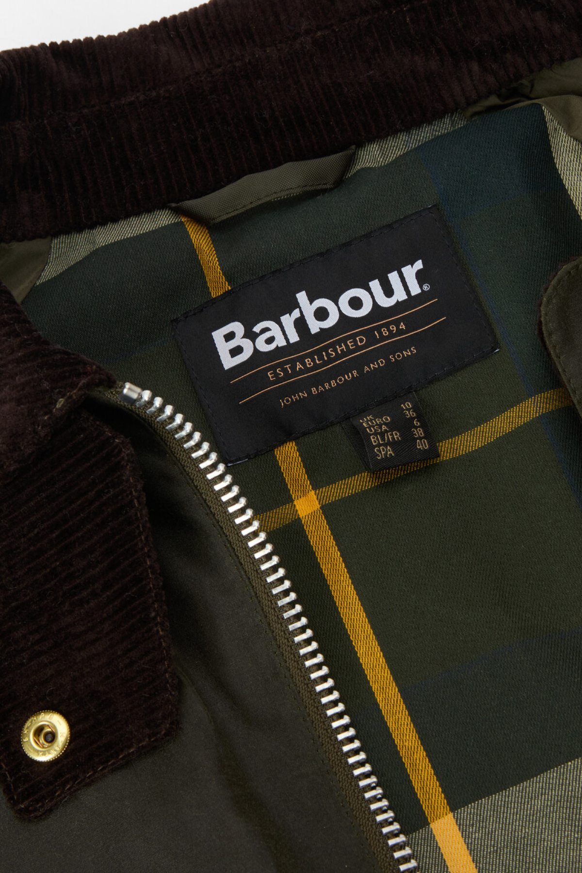 Barbour Kearton Yağlı Ceket OL71 Archive Olive/Beech/Ancient Tartan