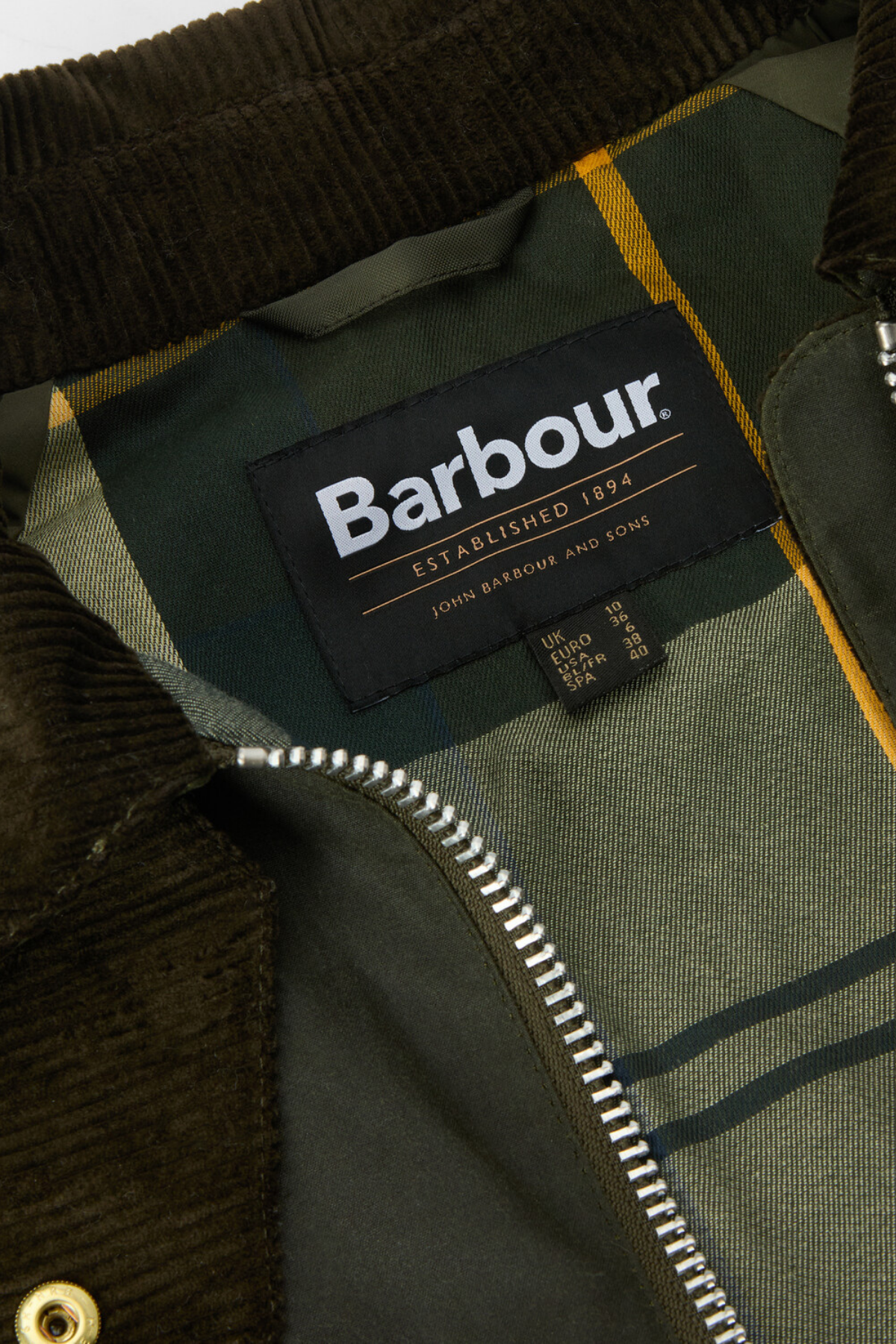 Barbour Kearton Yağlı Ceket OL99 Archive Olive/Ancient Tartan