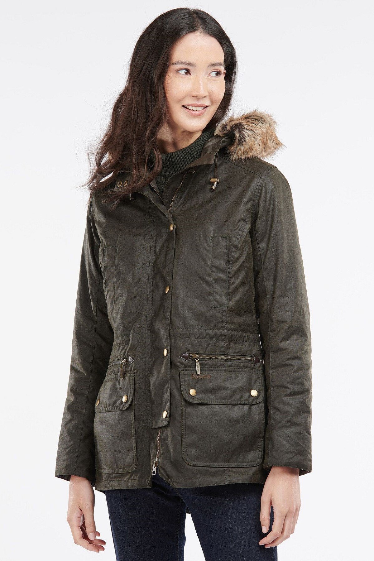 Barbour Kelsall Yağlı Parka OL71 Olive
