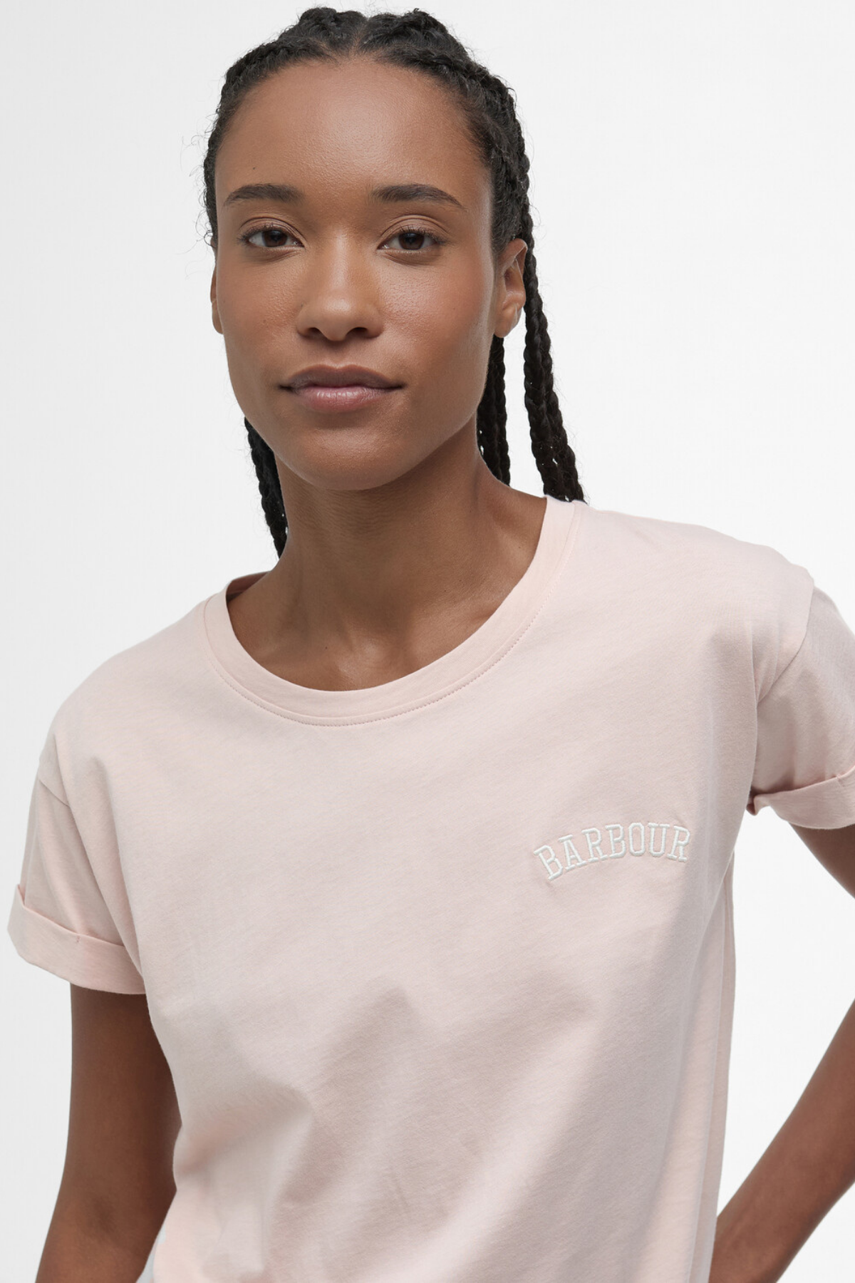 Barbour Kenmore T-Shirt PI35 Primrose Pink