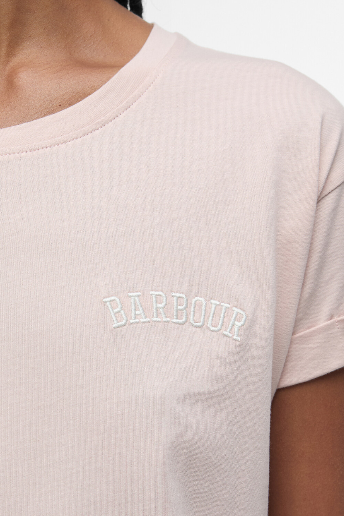 Barbour Kenmore T-Shirt PI35 Primrose Pink
