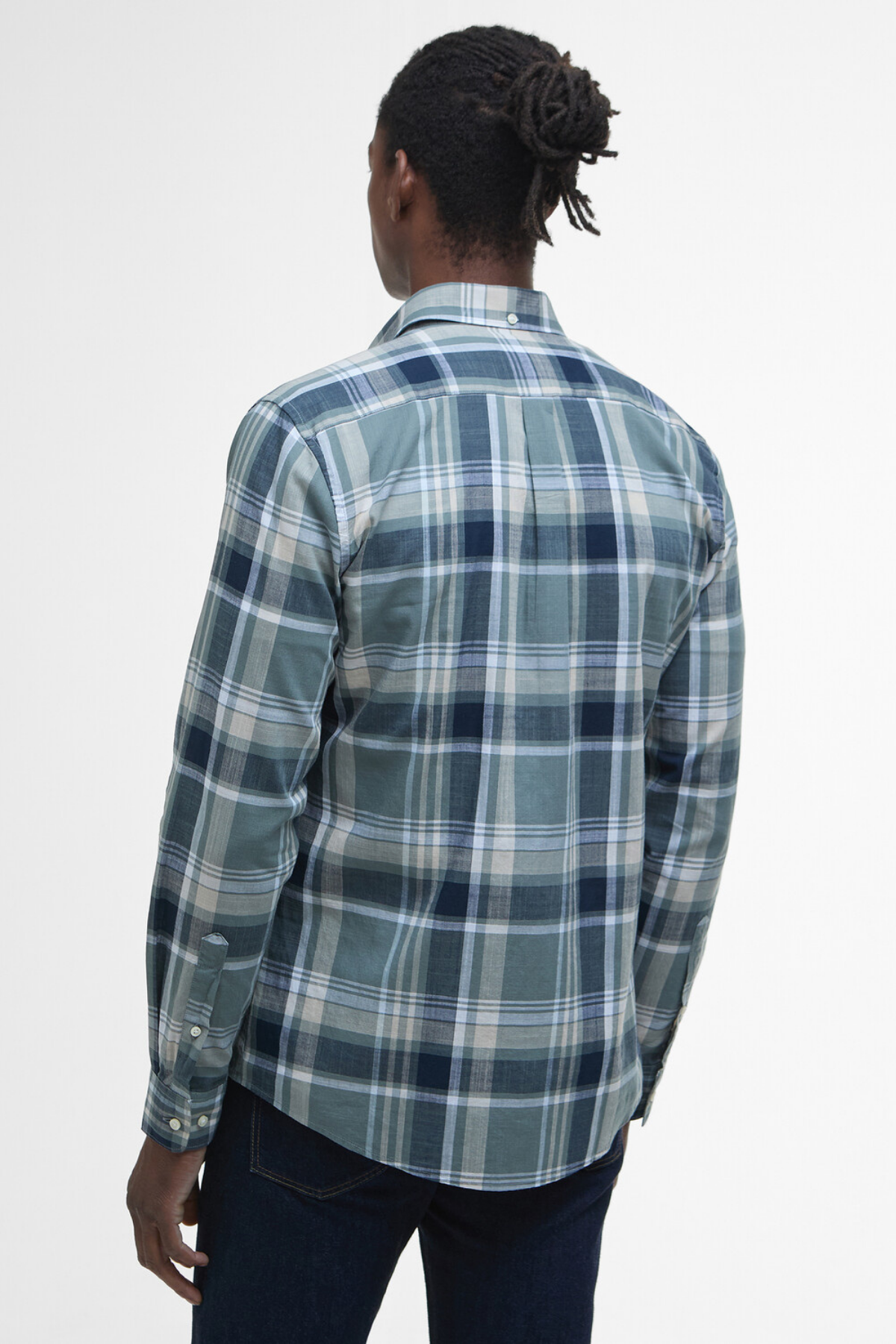 Barbour Kidd Tailored Gömlek TE31 Vintage Teal