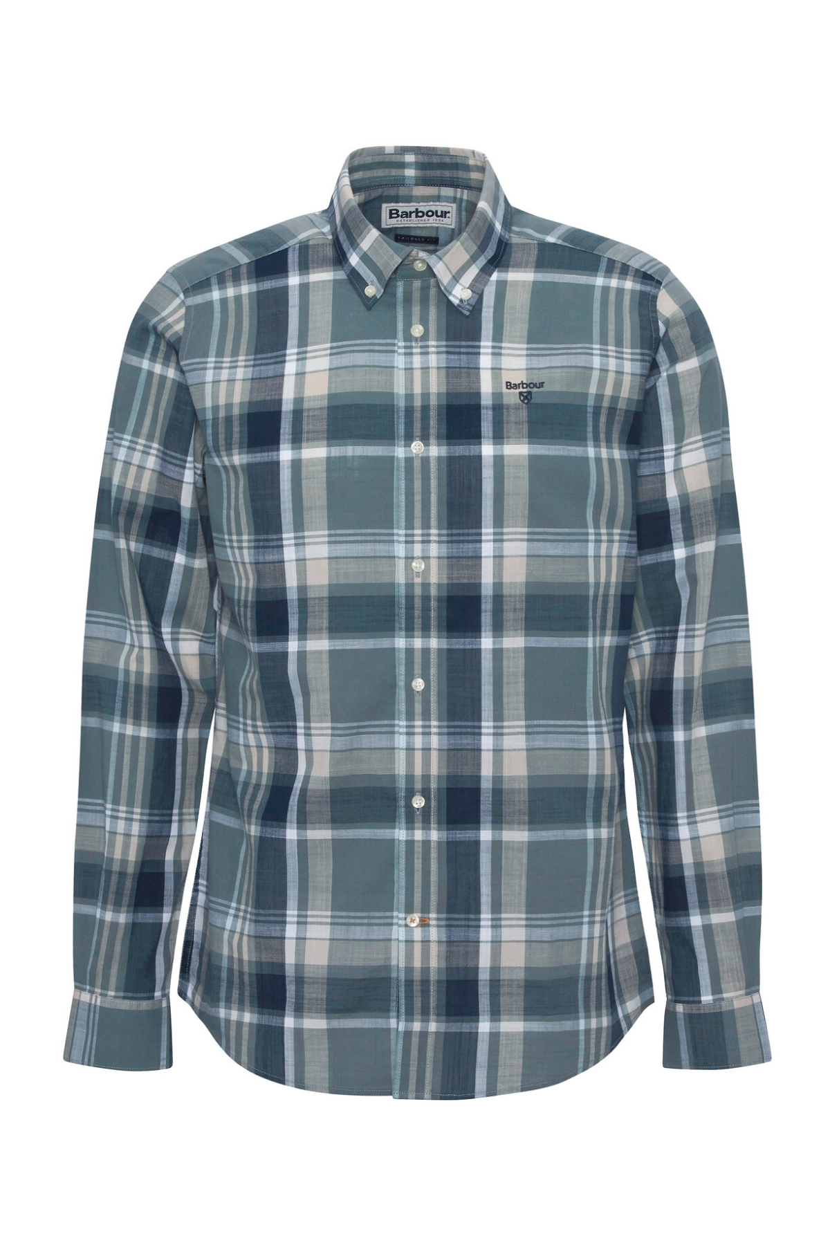 Barbour Kidd Tailored Gömlek TE31 Vintage Teal