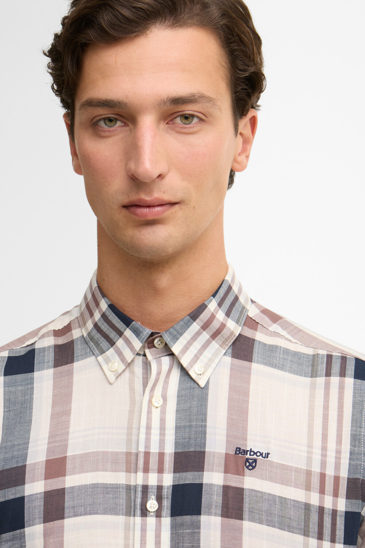 Barbour Kidd Tailored Gömlek WH32 Whisper White