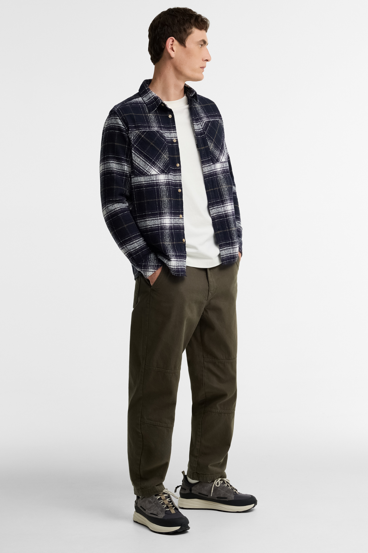 Barbour Kidson Relaxed Gömlek NY74 Dark Navy