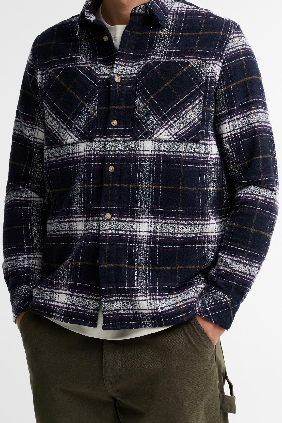 Barbour Kidson Relaxed Gömlek NY74 Dark Navy