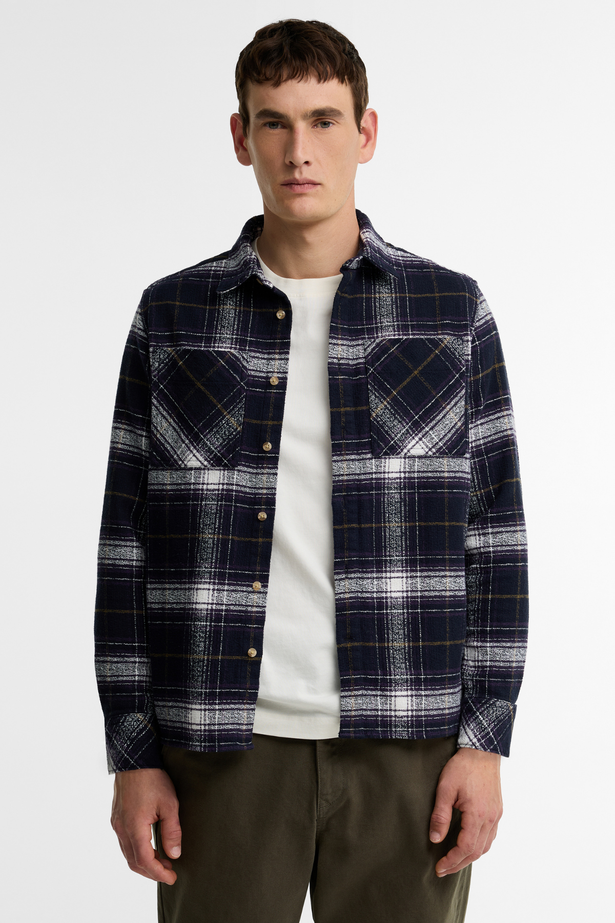 Barbour Kidson Relaxed Gömlek NY74 Dark Navy