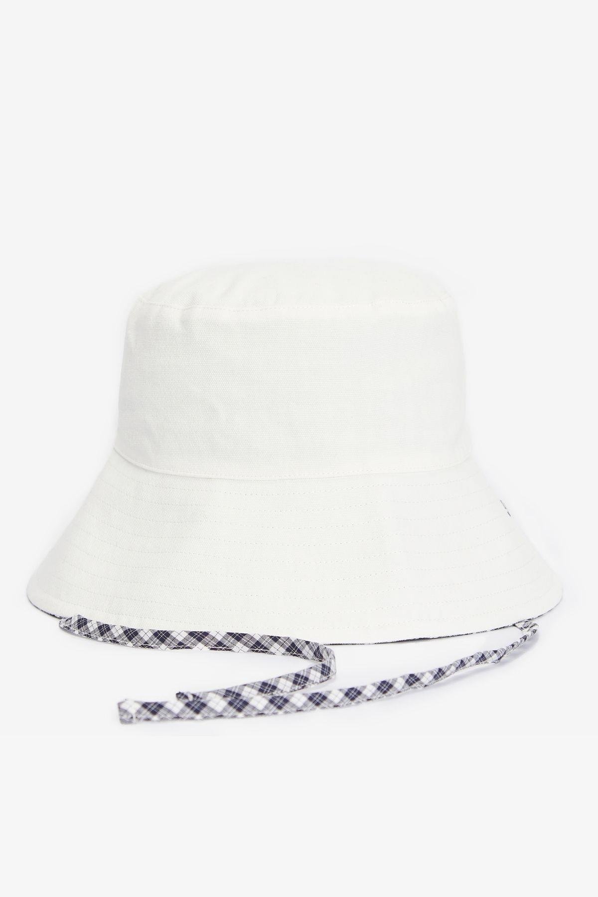 Barbour Kilburn Reversible Bucket Şapka WH11 White