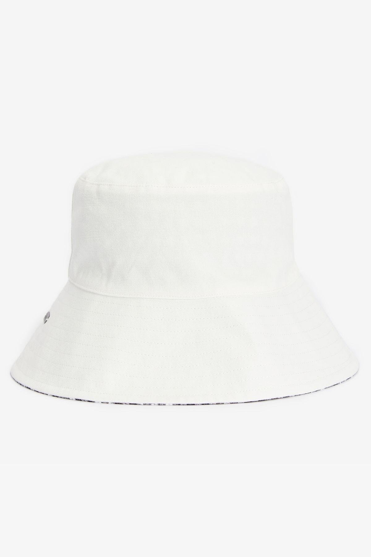 Barbour Kilburn Reversible Bucket Şapka WH11 White