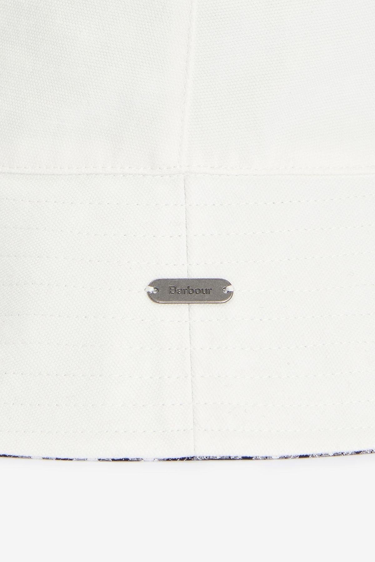 Barbour Kilburn Reversible Bucket Şapka WH11 White