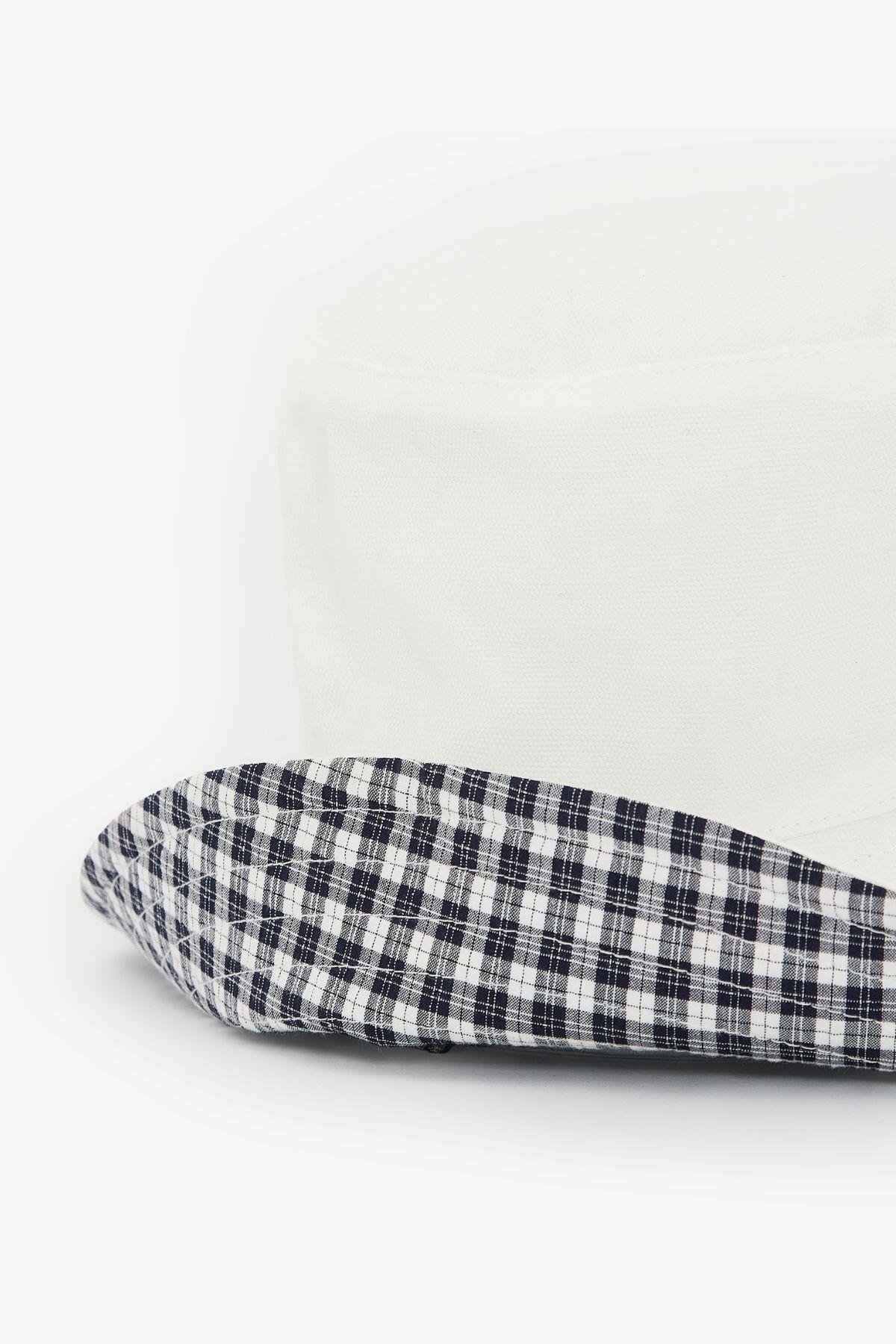Barbour Kilburn Reversible Bucket Şapka WH11 White